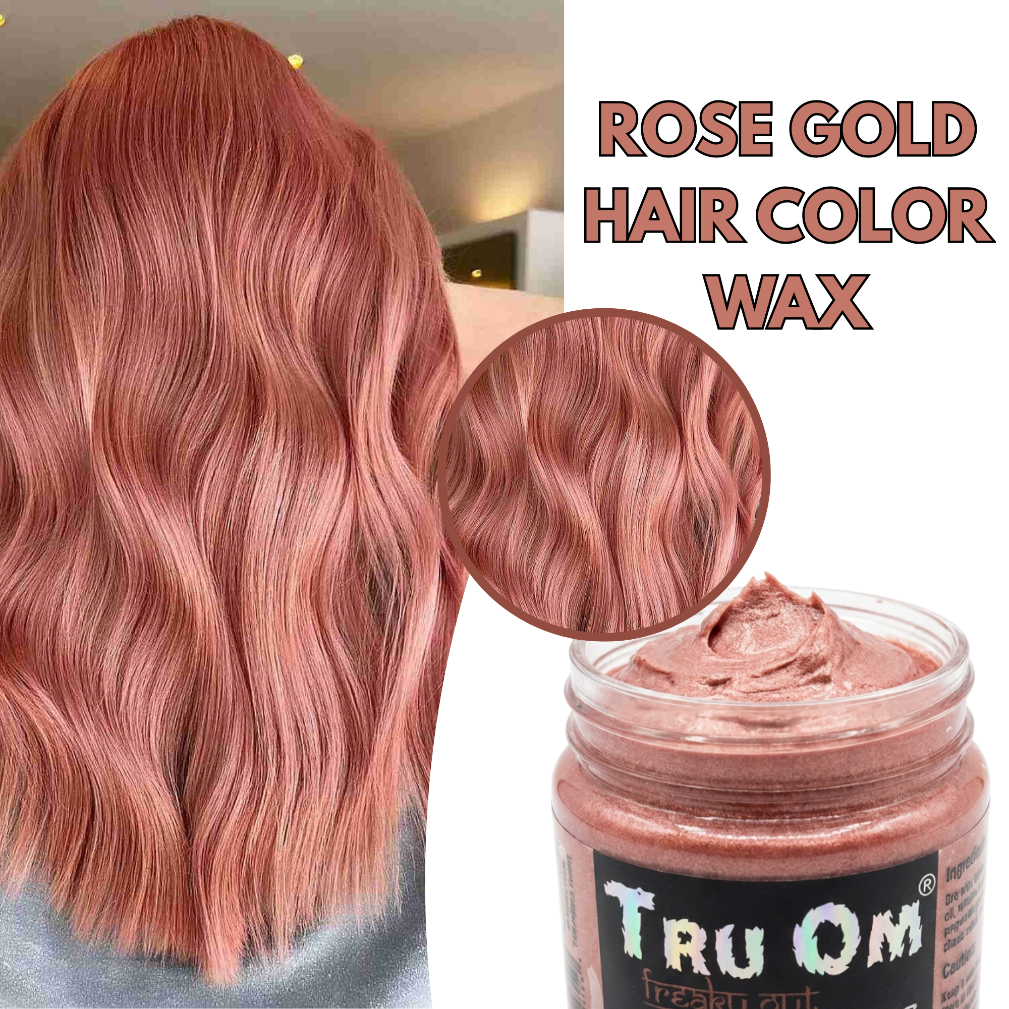 Rose Gold Hair Coloring Wax - Image 3