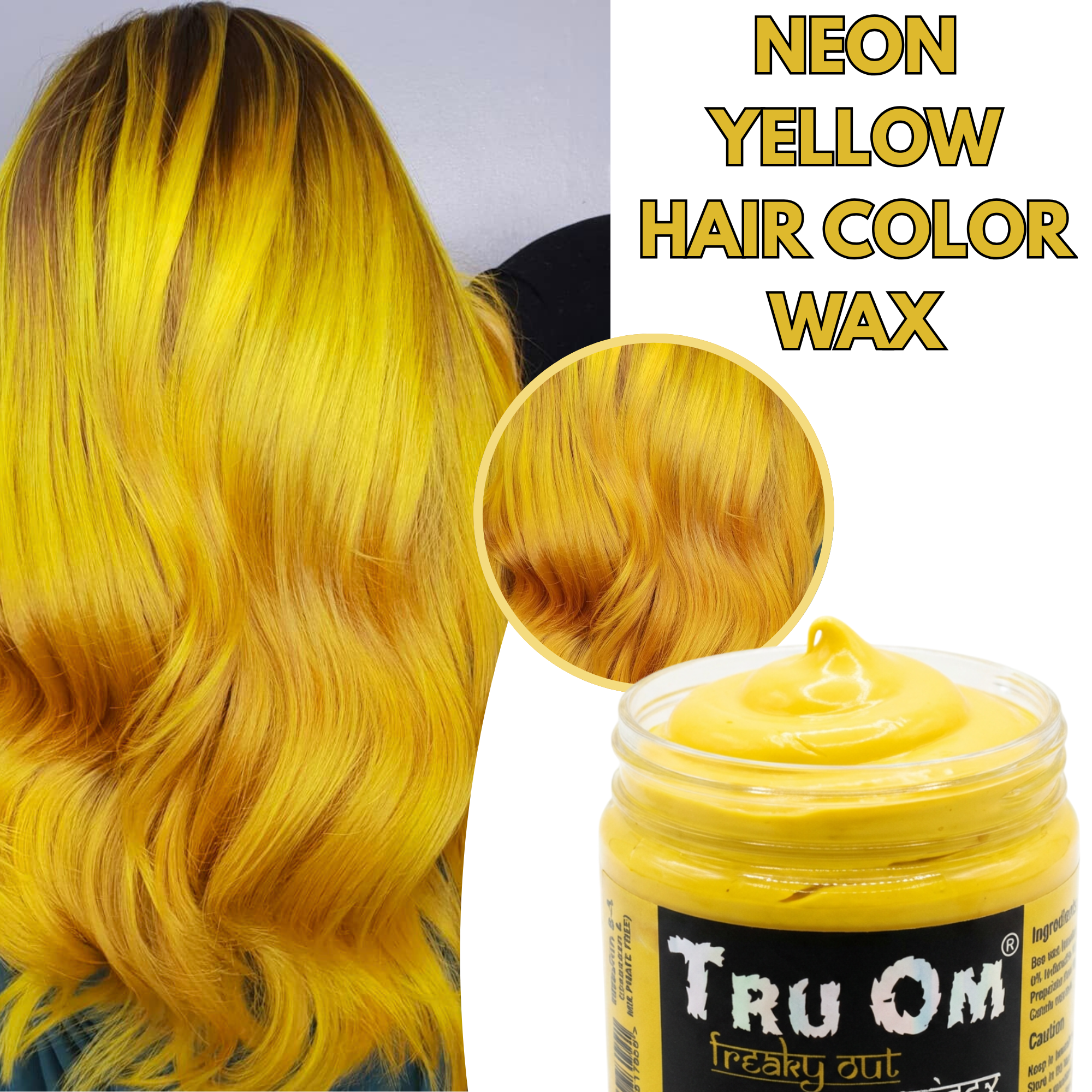 Yellow Hair Coloring Wax - Image 2