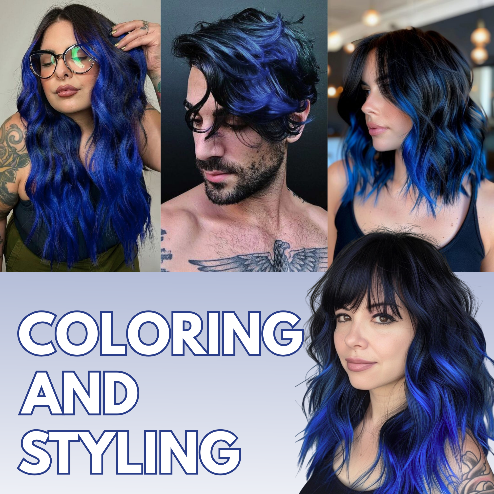 Blue Hair Coloring Wax - Image 5