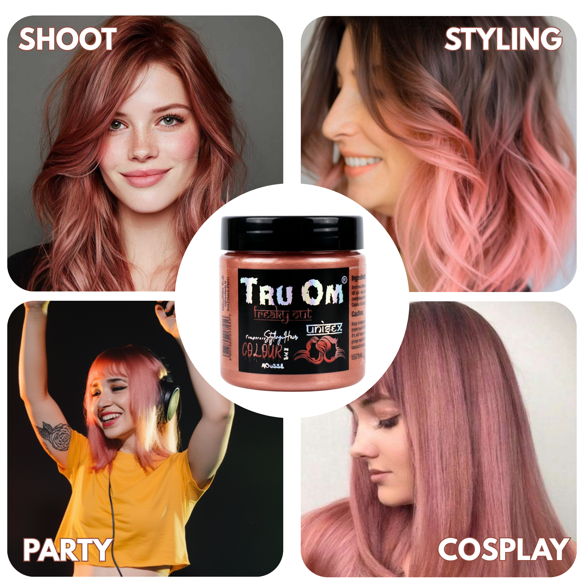 Rose Gold Hair Coloring Wax - Image 6