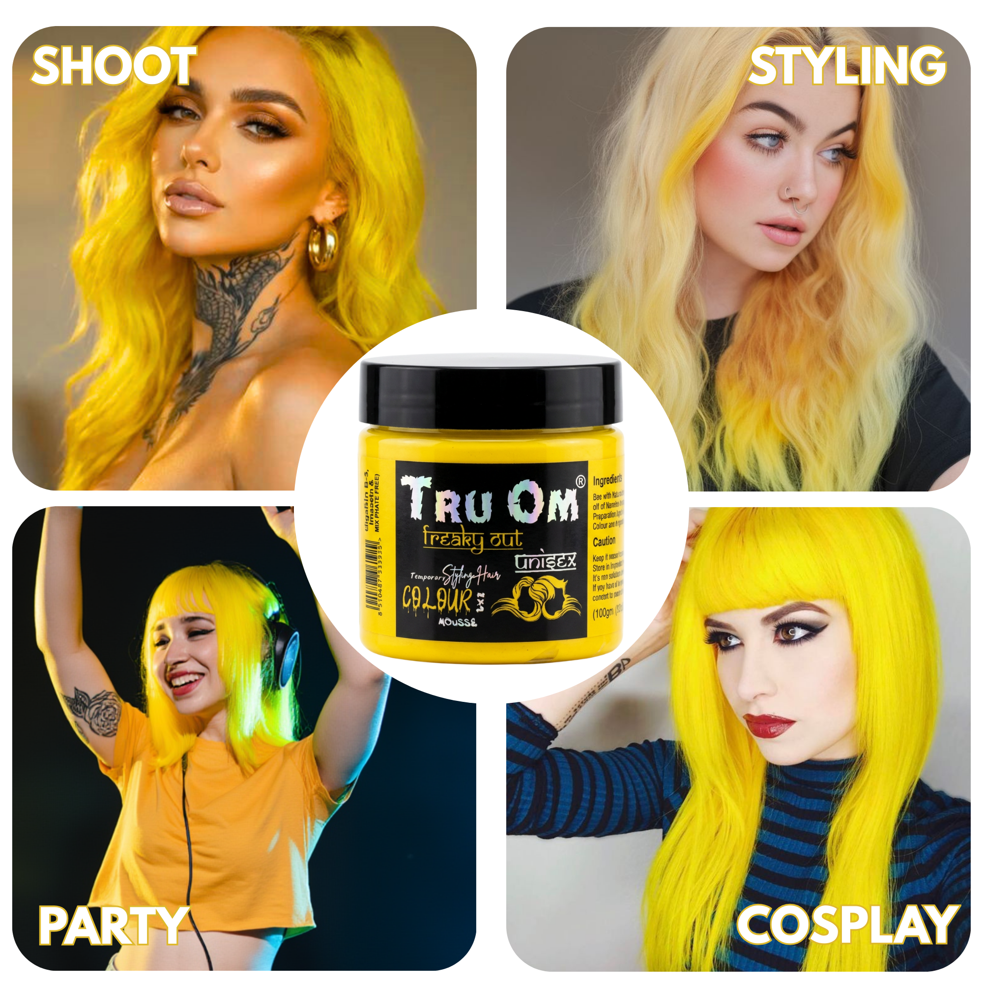 Yellow Hair Coloring Wax - Image 5