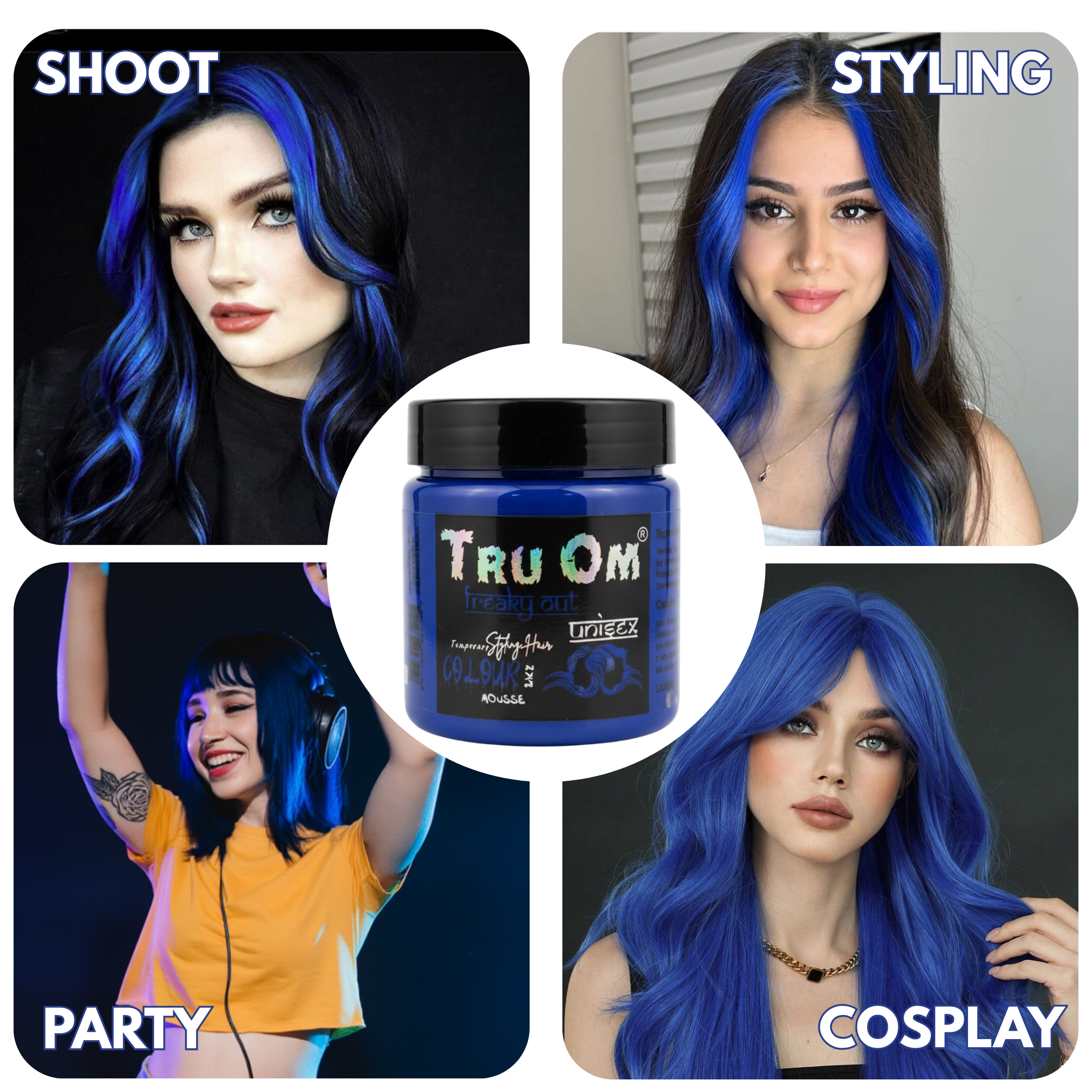 Blue Hair Coloring Wax - Image 6