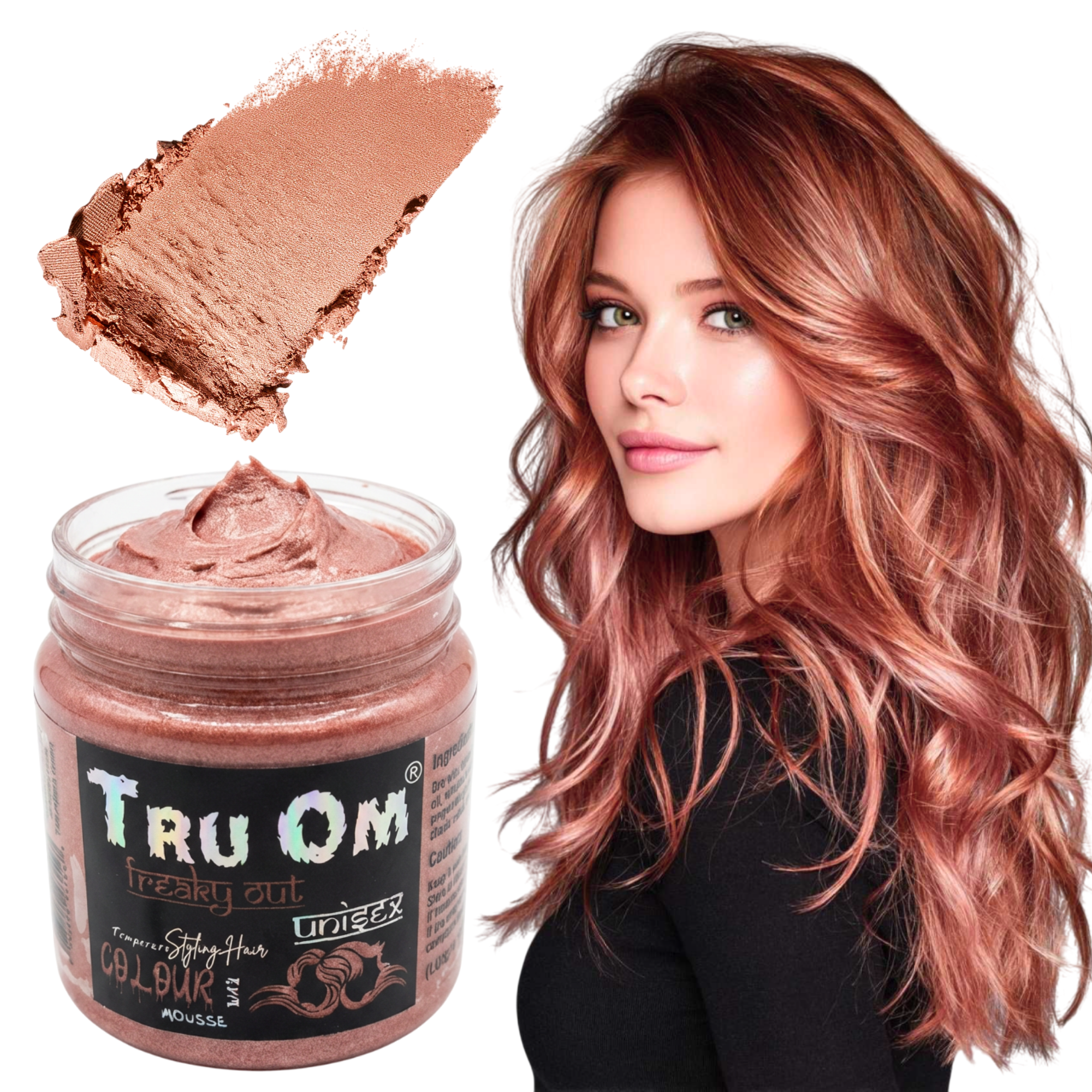 Rose Gold Hair Coloring Wax
