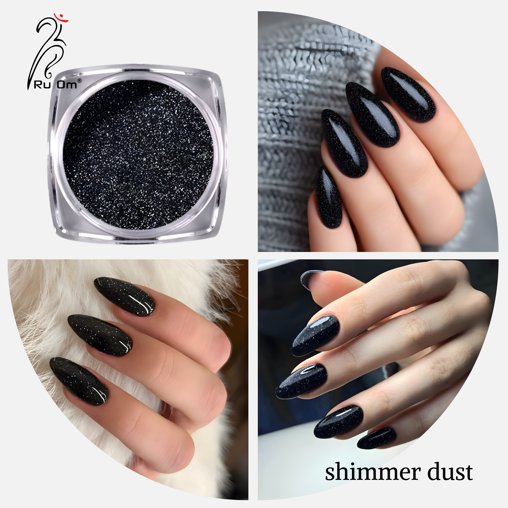 Black Shimmer Dust - Image 2