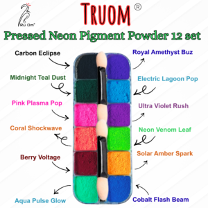 Pressed Neon Pigment Powder 12 Set