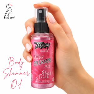 Hot Pink Shimmer Body Oil