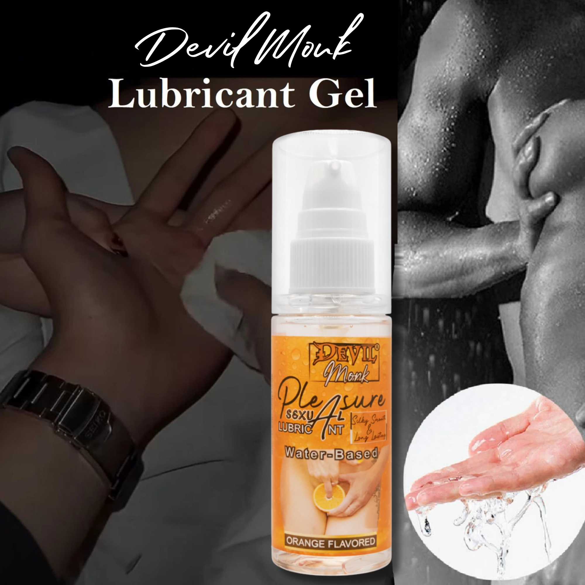 Devil Monk Orange Lube | Water-based Lubricant - Image 2