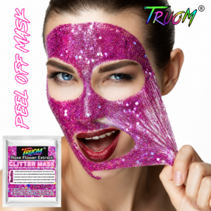Rose Flower Extract Glitter Mask