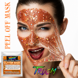 Gold and Silver Powder Glitter Mask