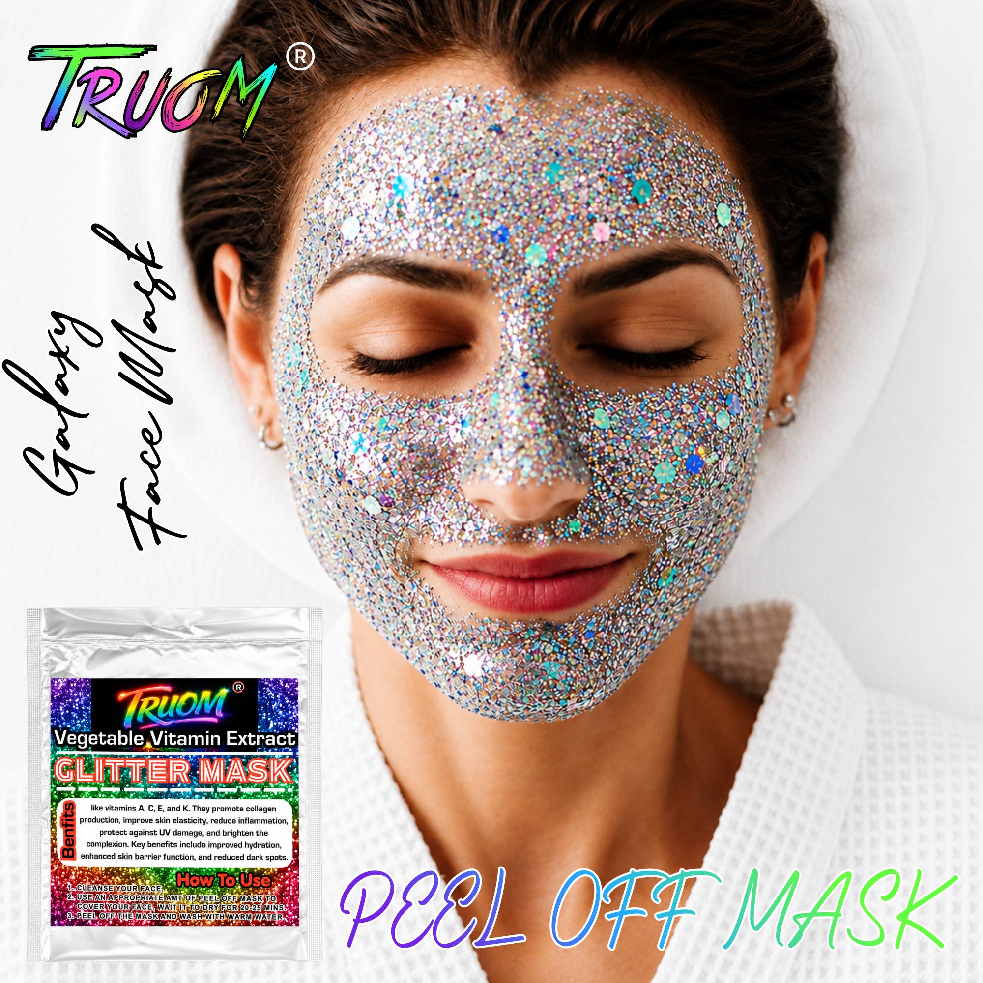 Vegetable Vitamin Extract Glitter Mask - Image 5
