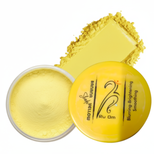 TRUOM Yellow Color Compact Powder 30g | Smooth Matte Finish & Oil Control