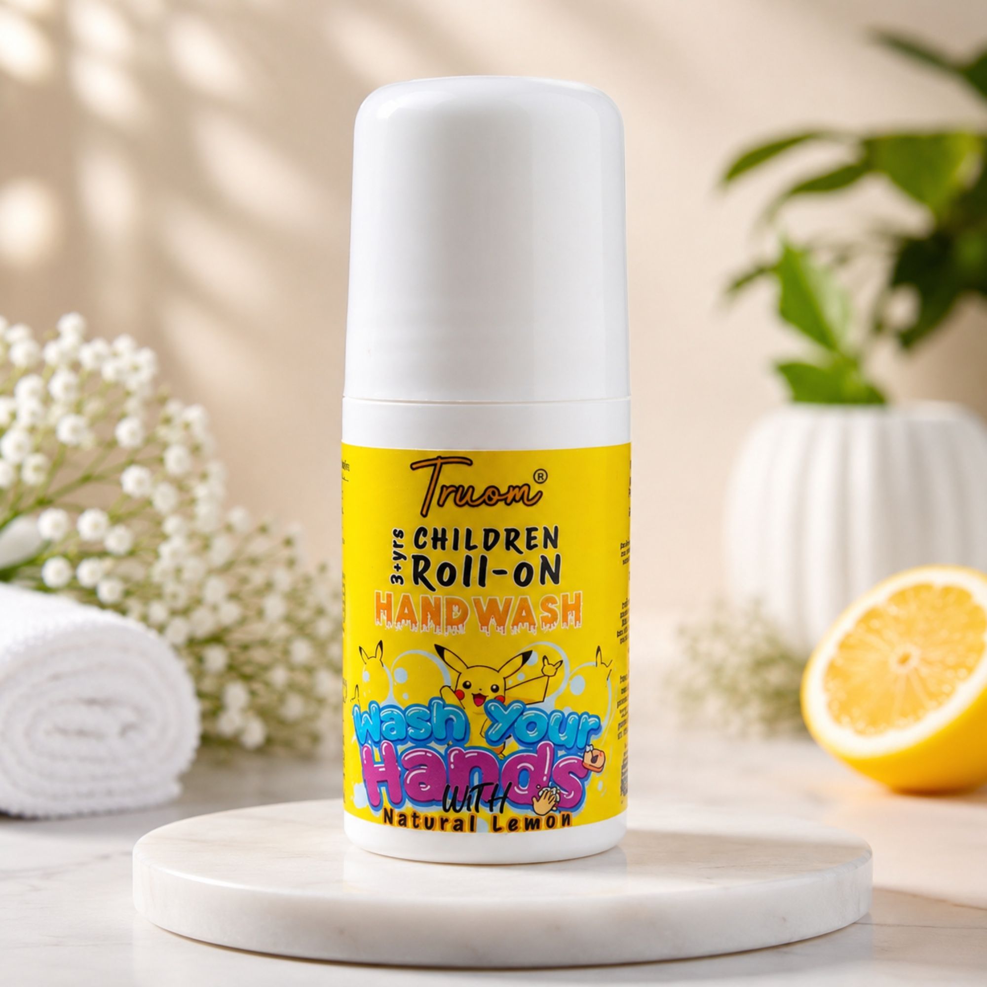 Children Roll-On Handwash Natural Lemon