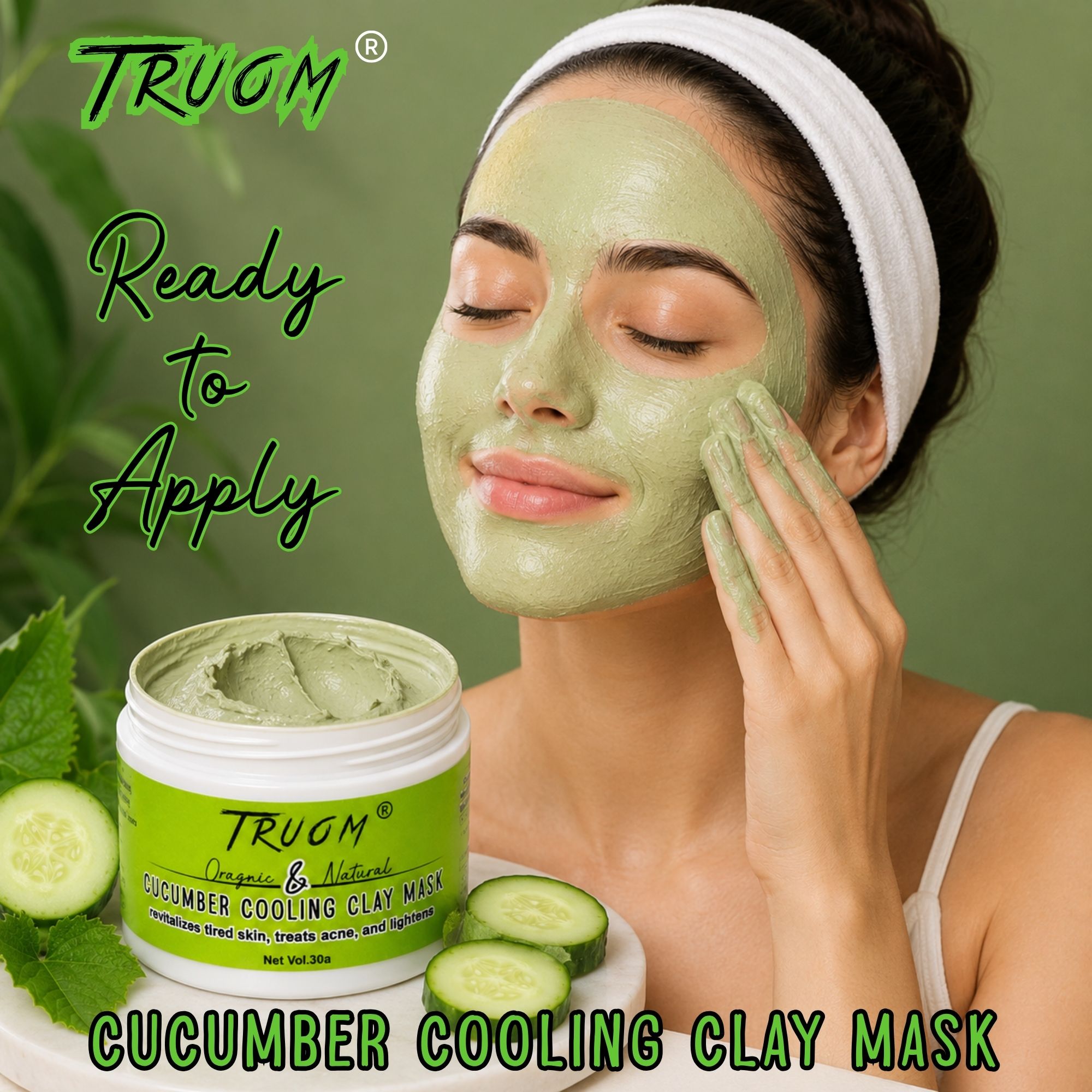 Cucumber Cooling Clay Mask - Image 2