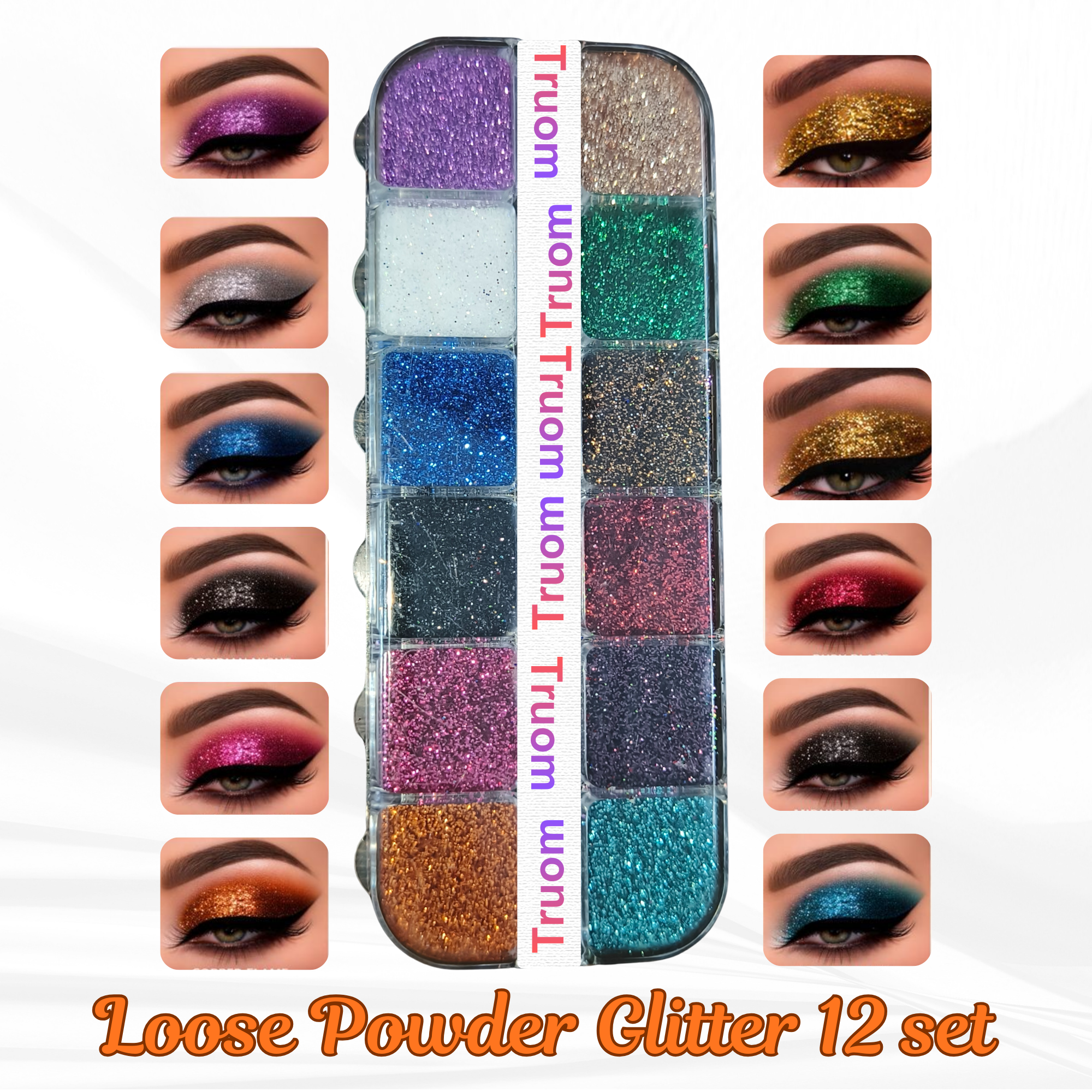 Loose Powder Glitter 12 set - Image 2