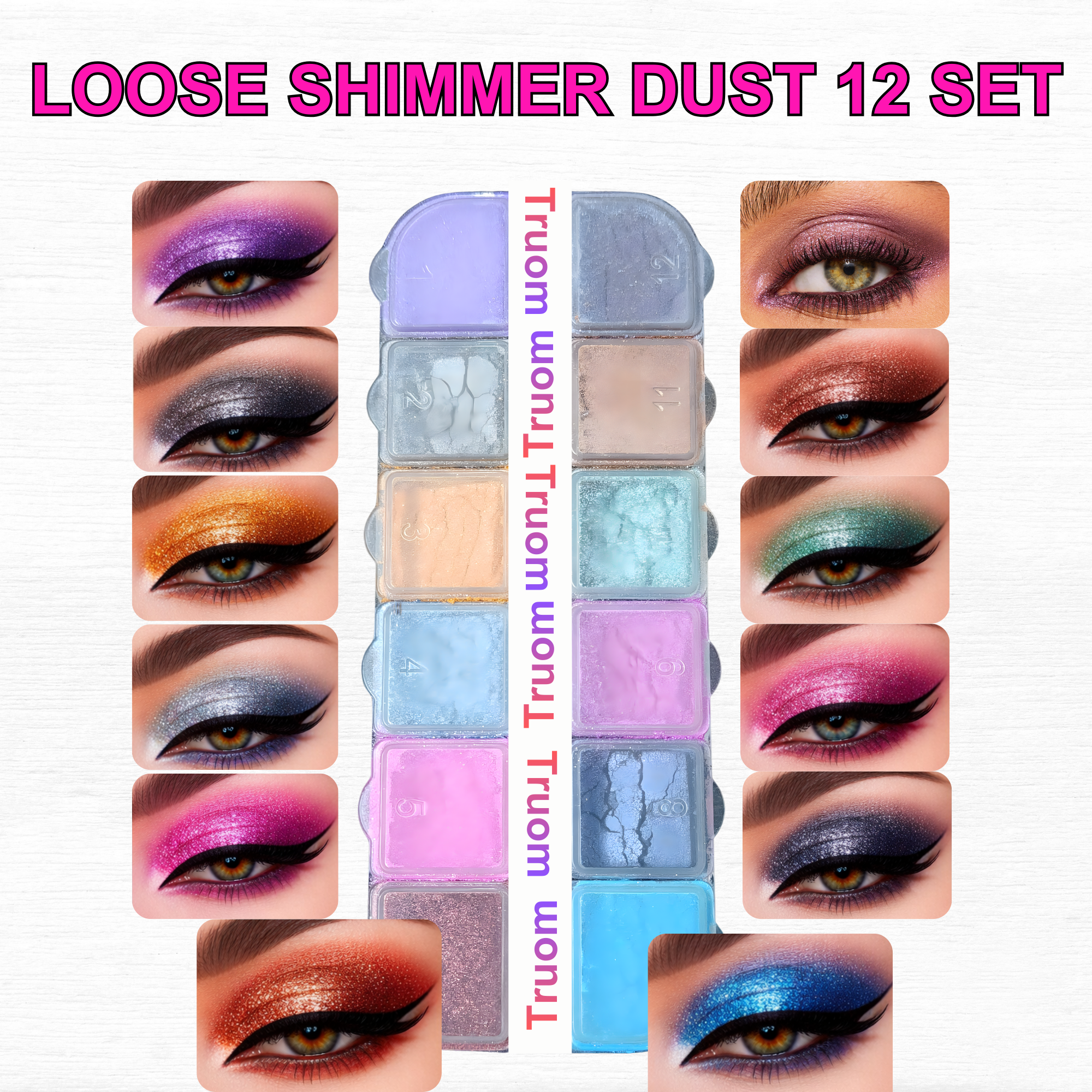 Loose Shimmer Dust 12 Set - Image 2