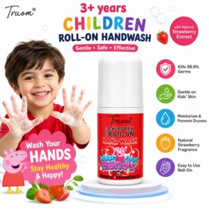 Children Roll-On Handwash Natural Strawberry