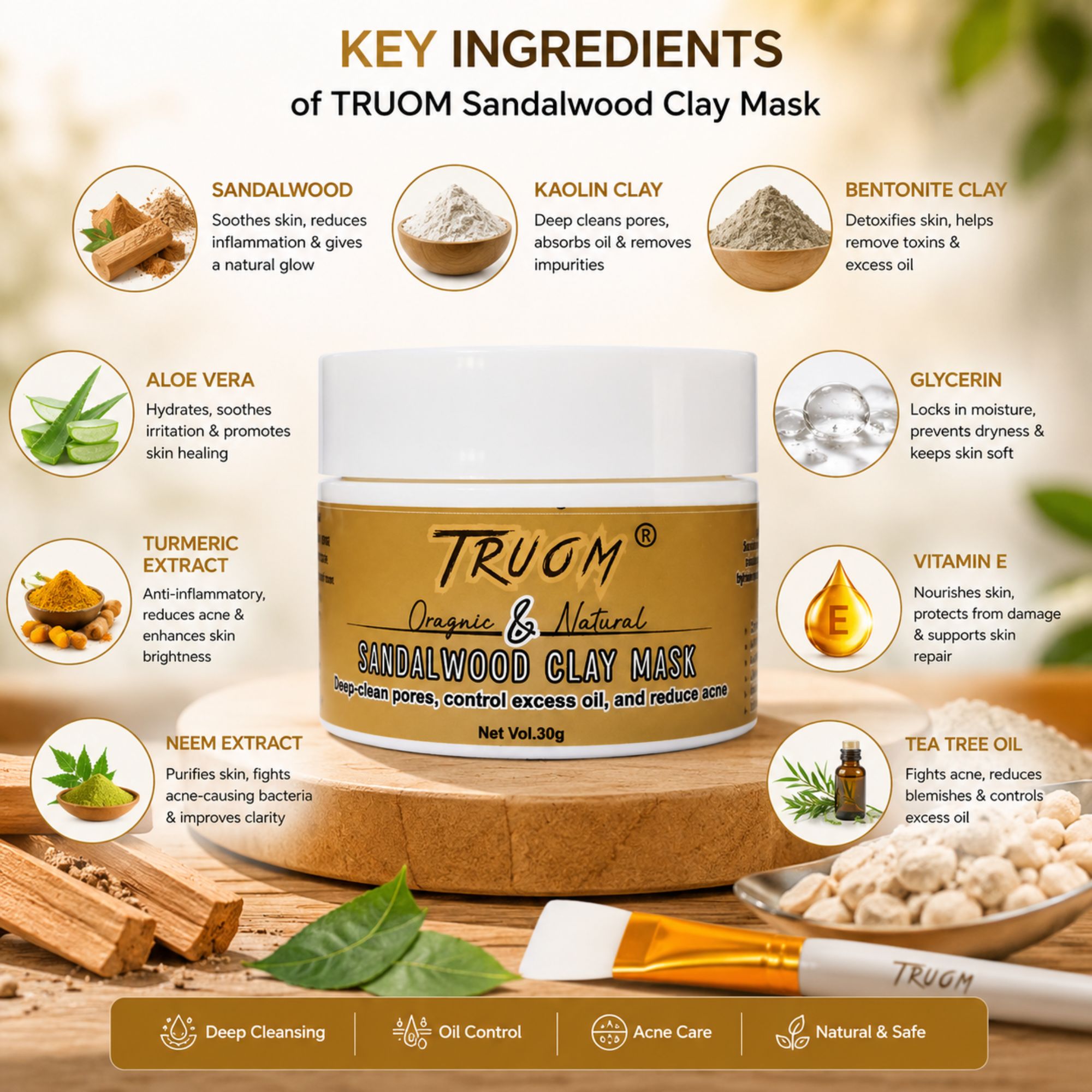 Sandalwood Clay Mask - Image 4