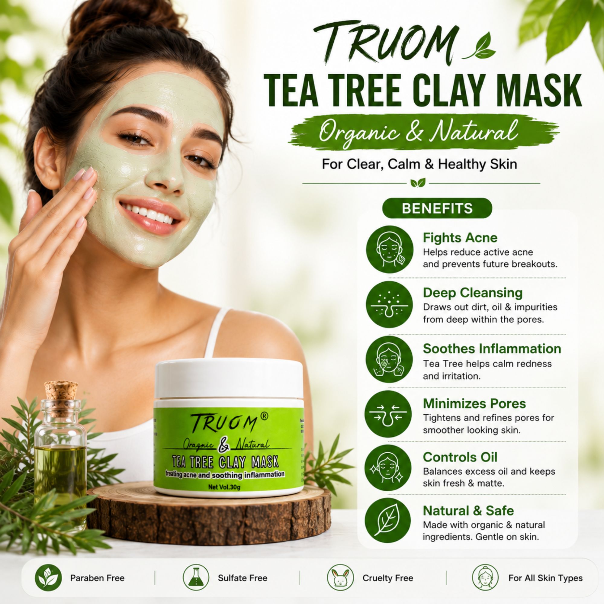 Tea Tree Clay Mask - Image 4