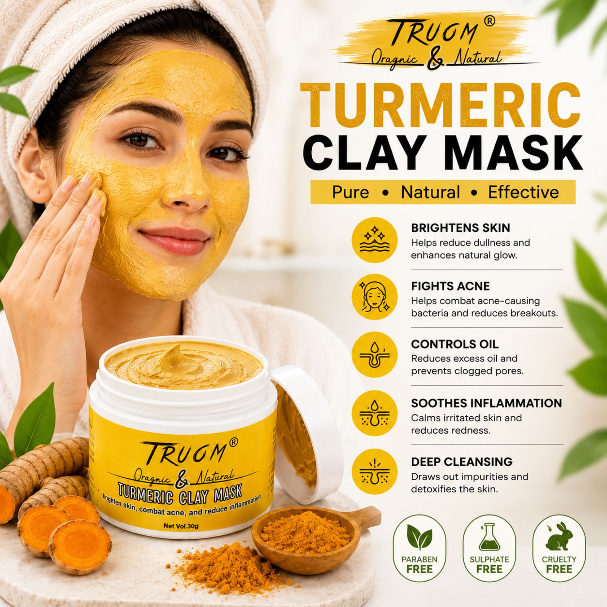 Turmeric Clay Mask - Image 4