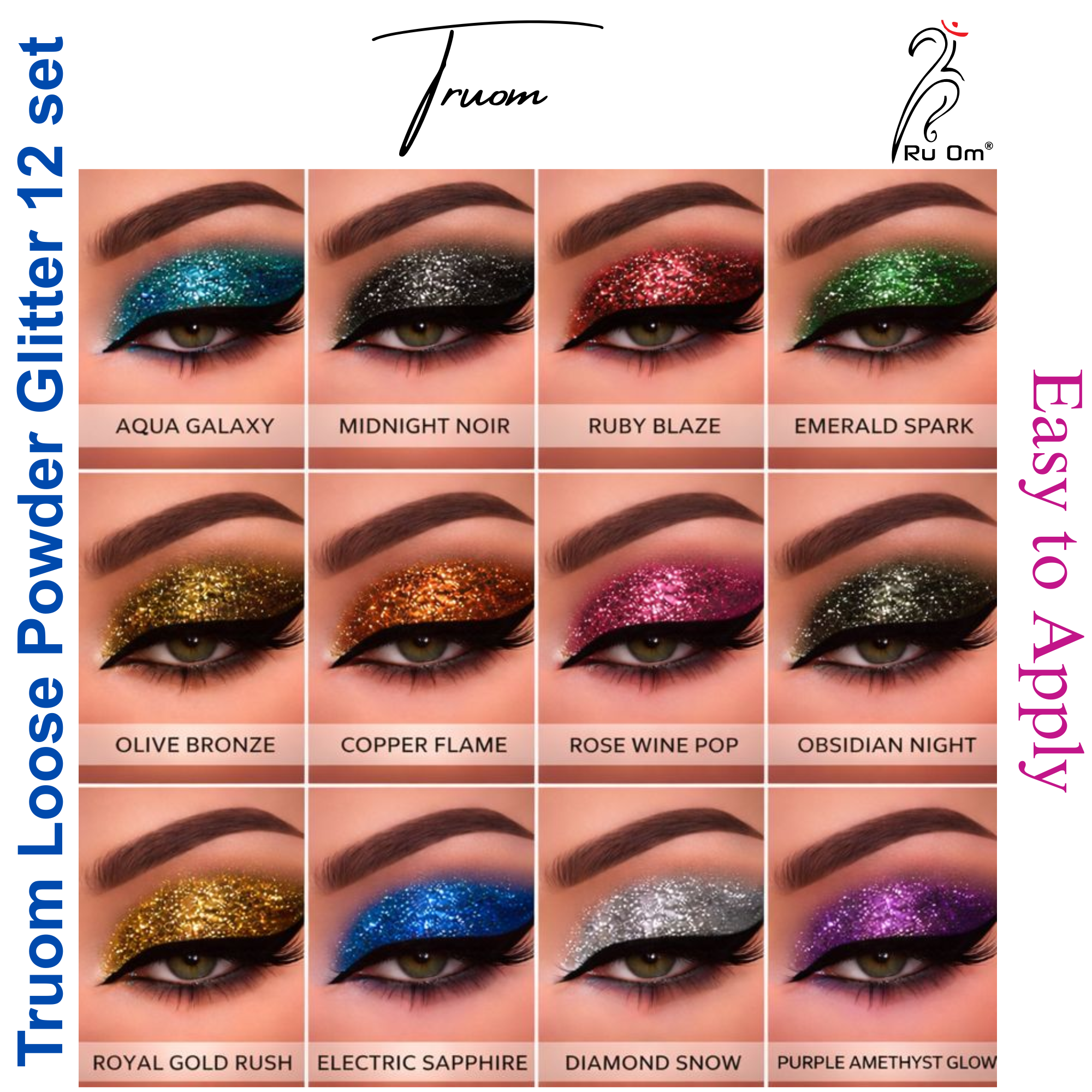Loose Powder Glitter 12 set - Image 3