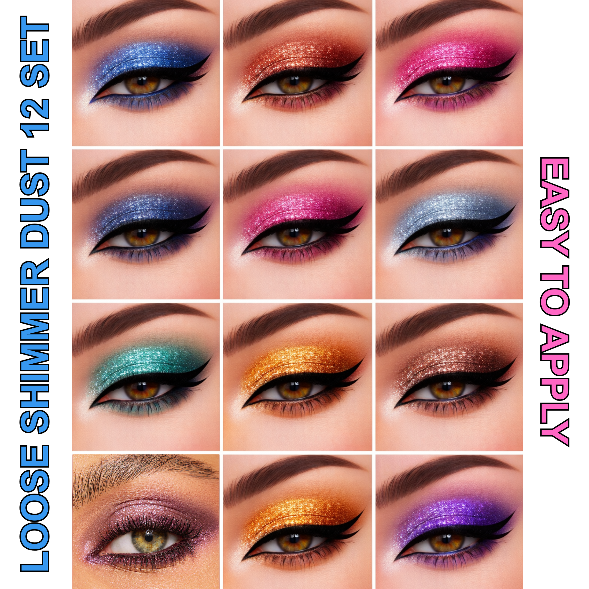 Loose Shimmer Dust 12 Set - Image 3