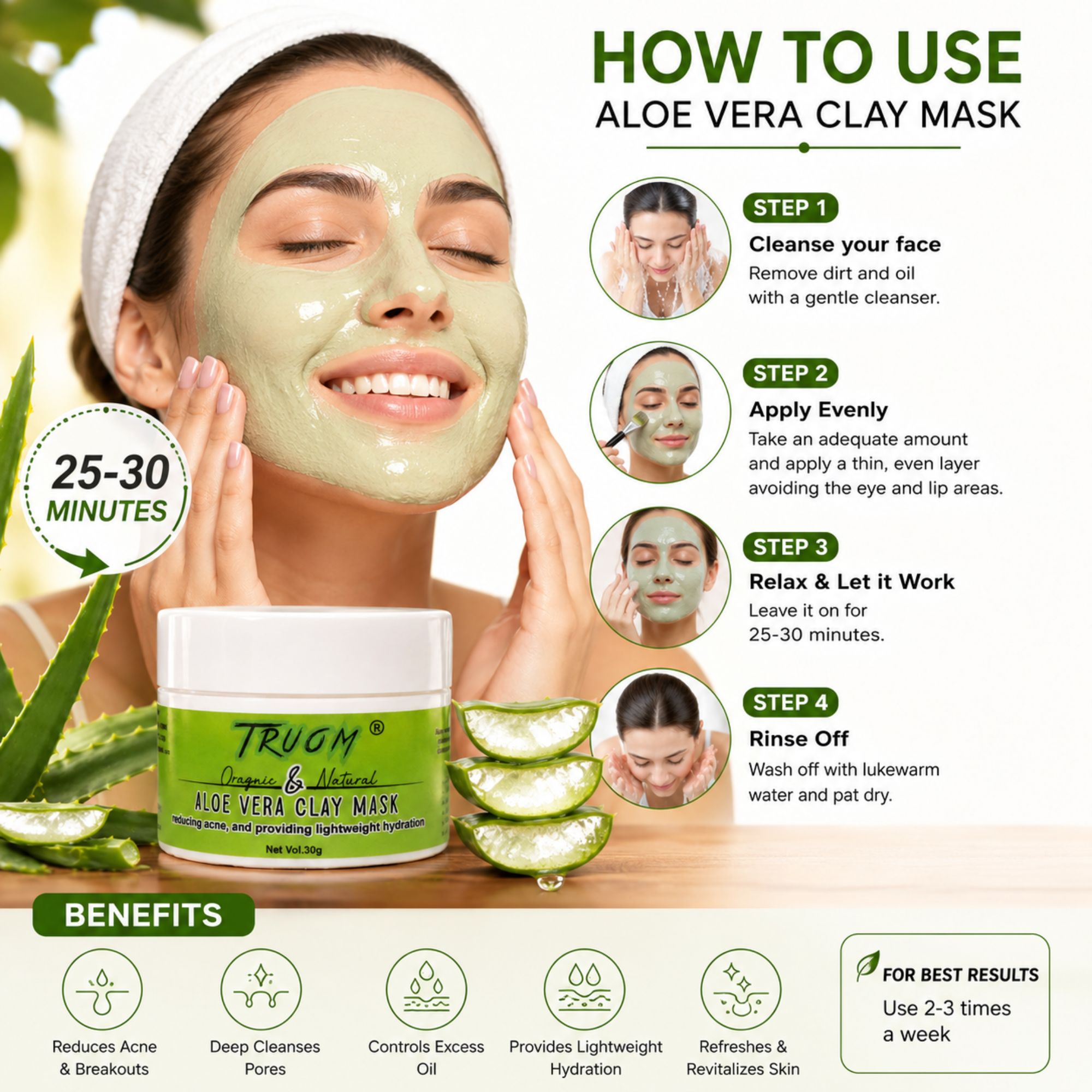 Aloe Vera Clay Mask - Image 5