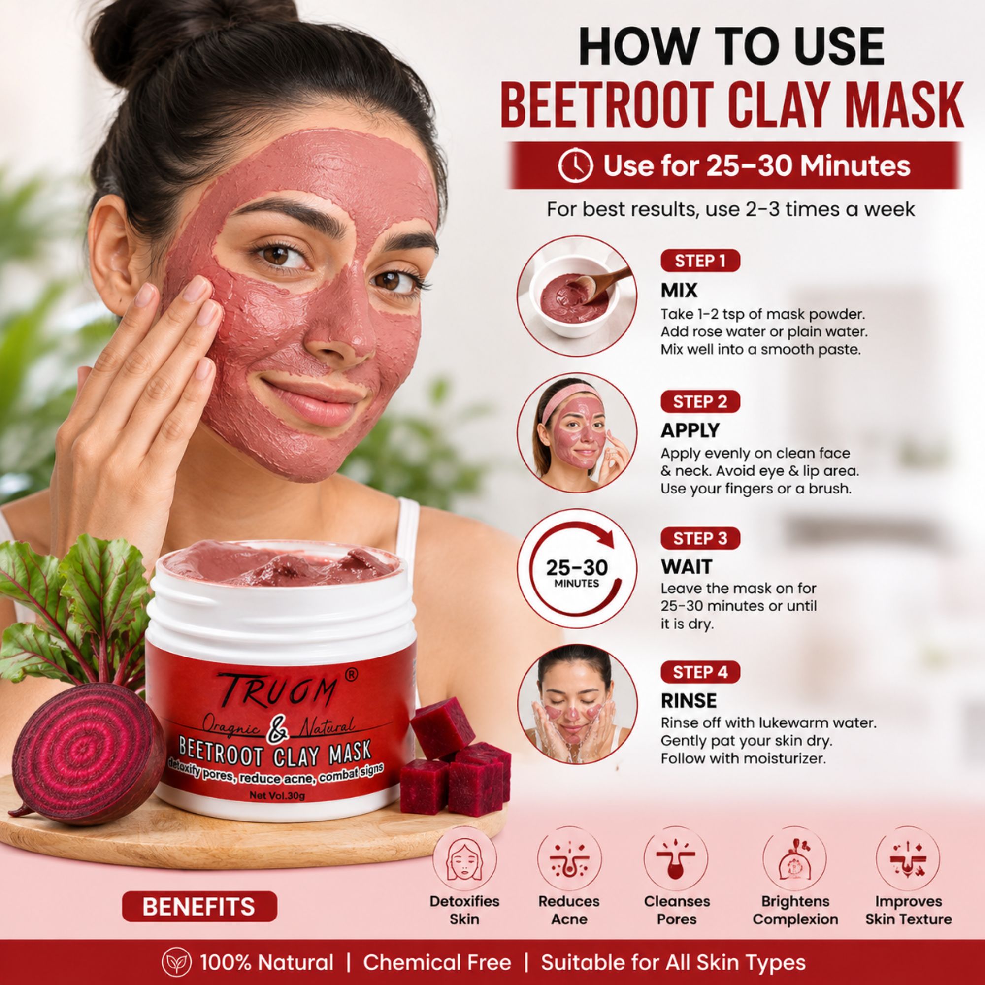Beetroot Clay Mask - Image 5