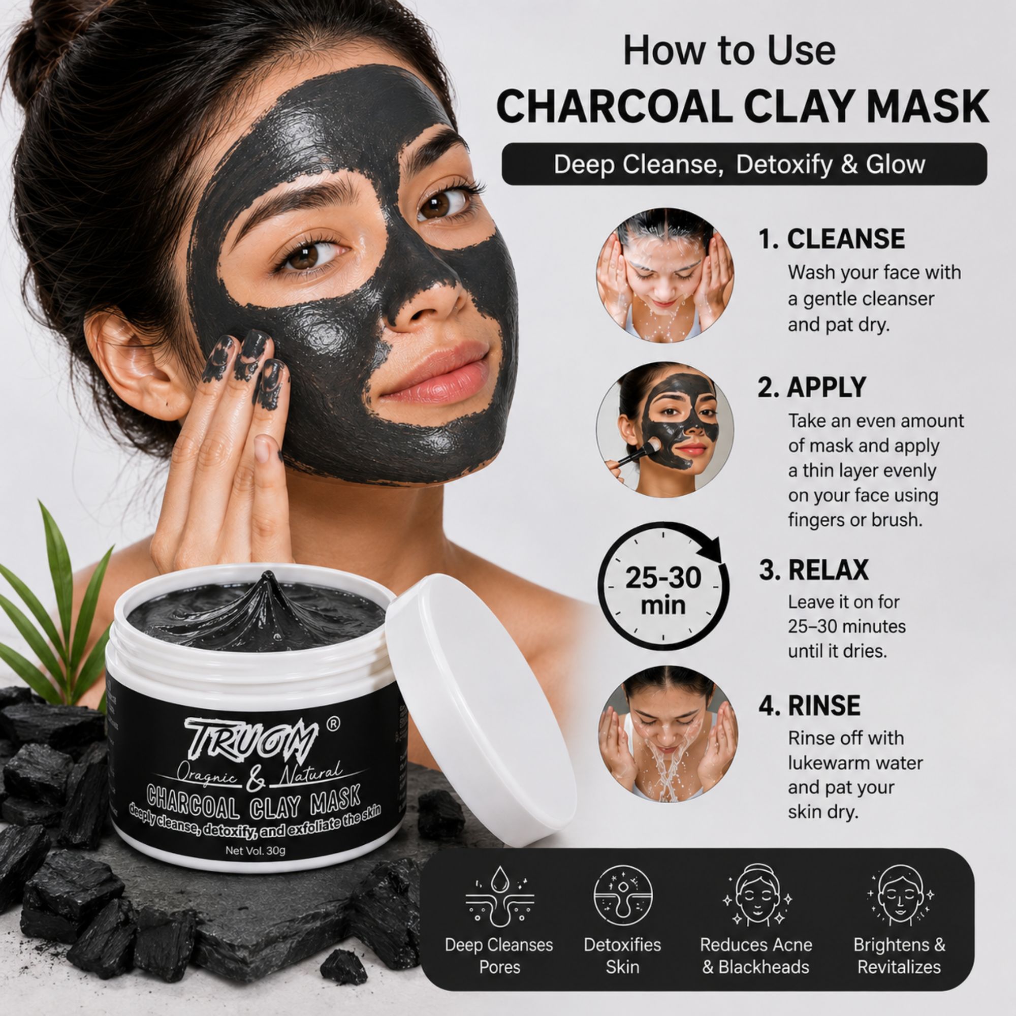 Charcoal Clay Mask - Image 5
