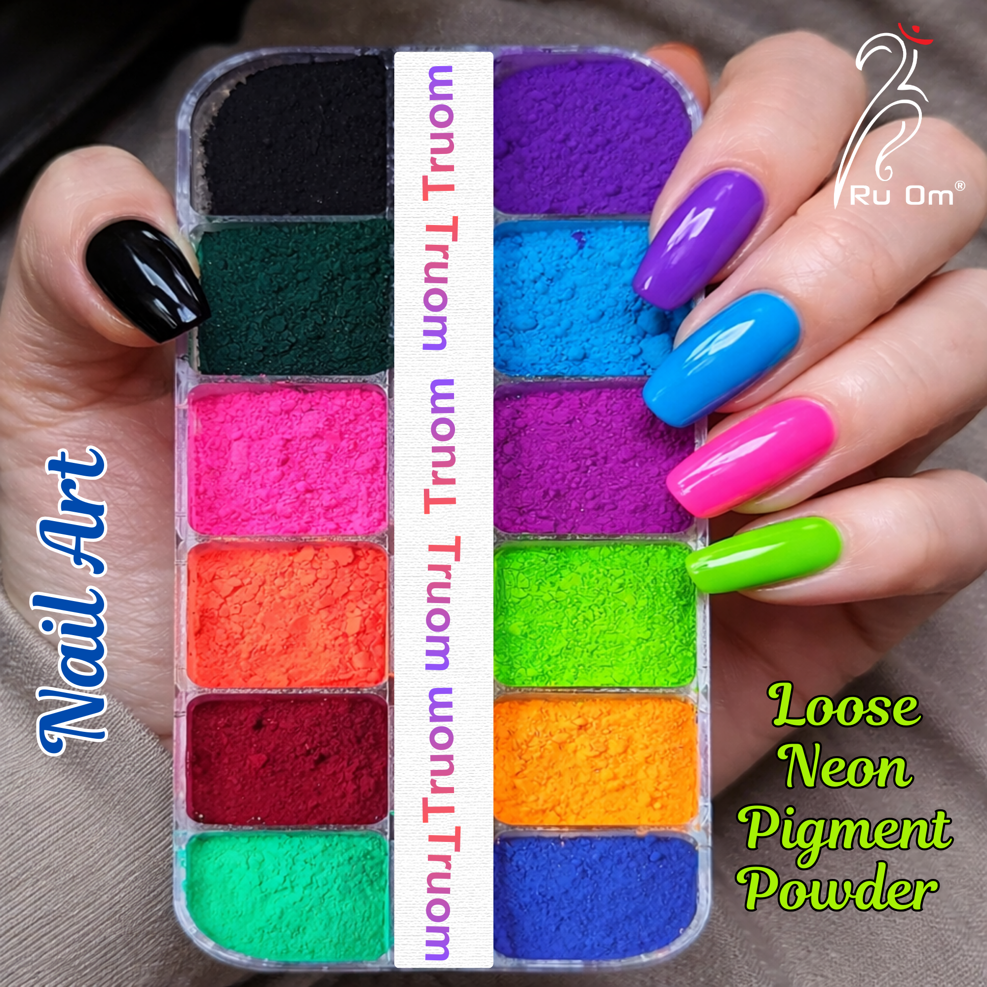 Loose Neon Pigment Powder 12 set - Image 4