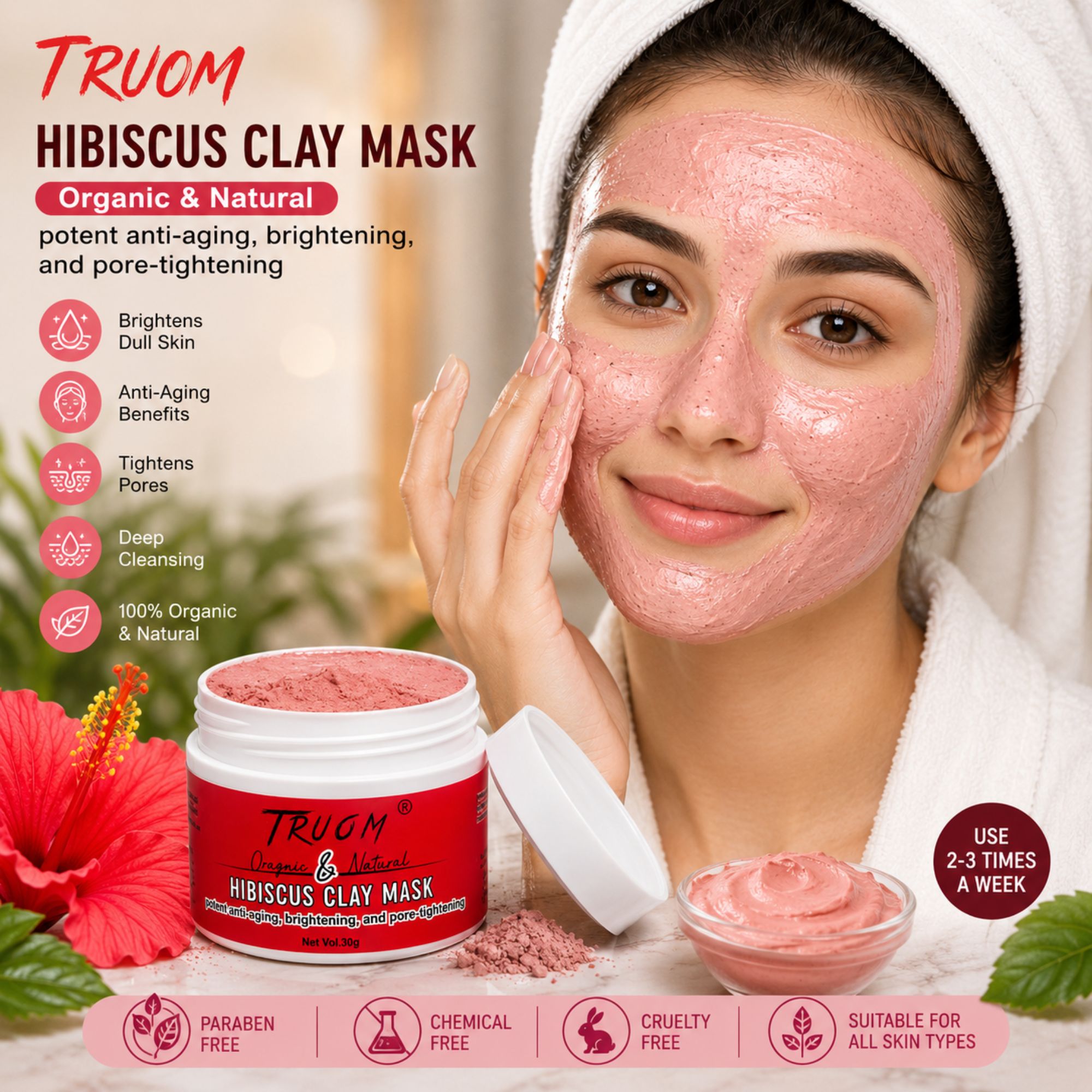 Hibiscus Clay Mask - Image 5