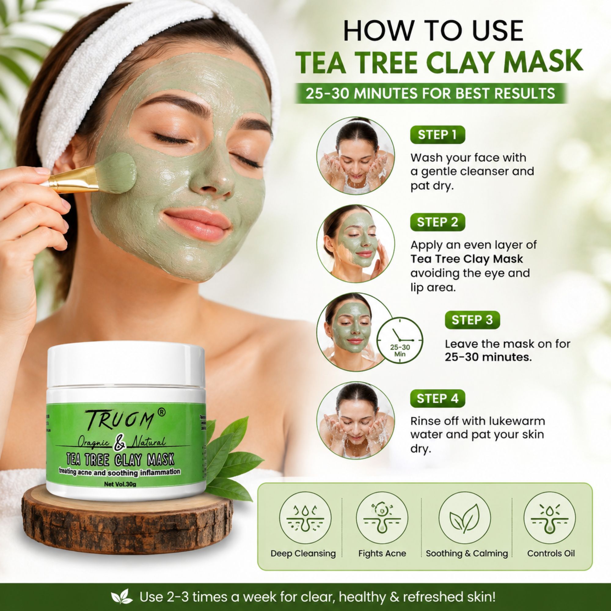 Tea Tree Clay Mask - Image 5