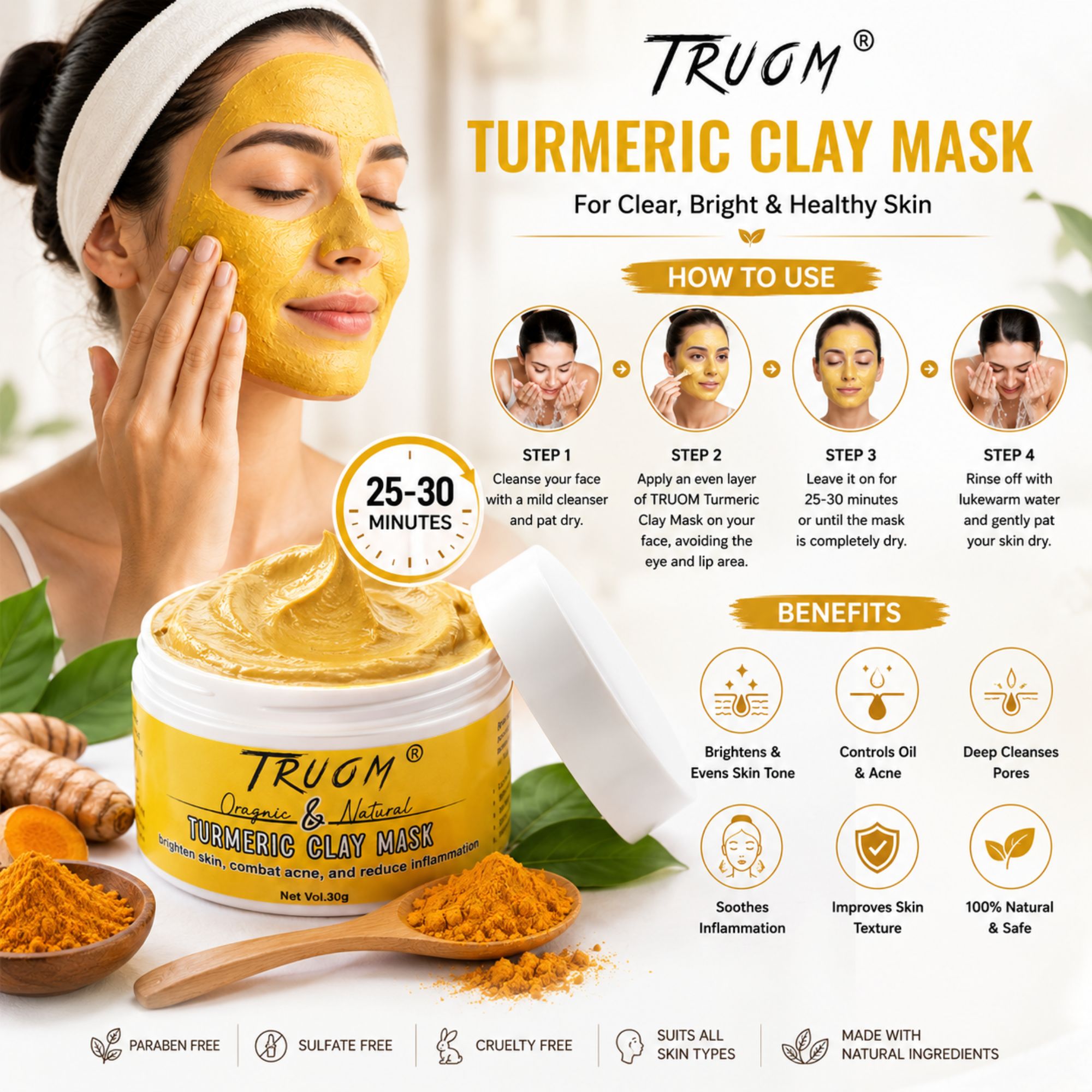 Turmeric Clay Mask - Image 5