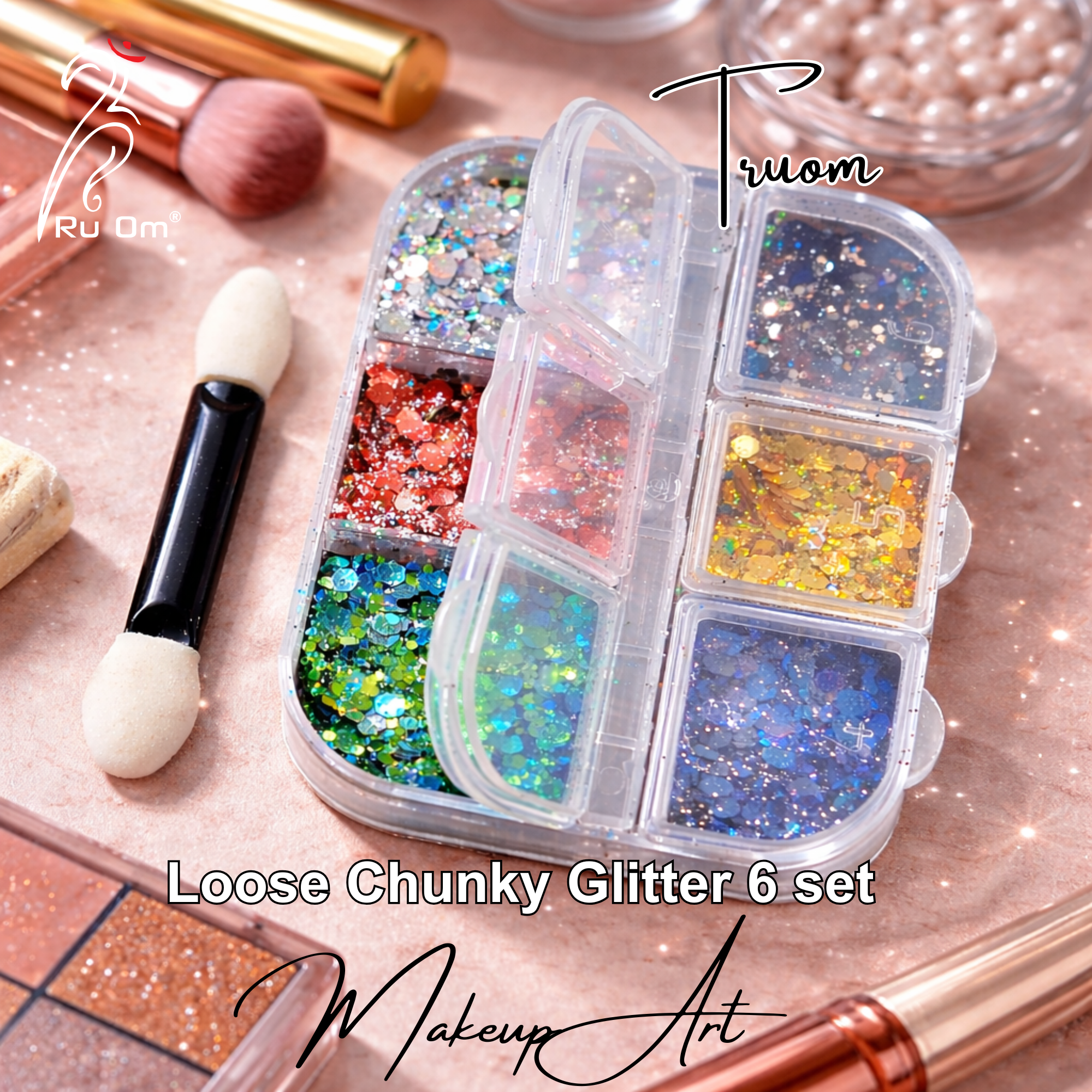 Loose Chunky Glitter 6 Set - Image 4