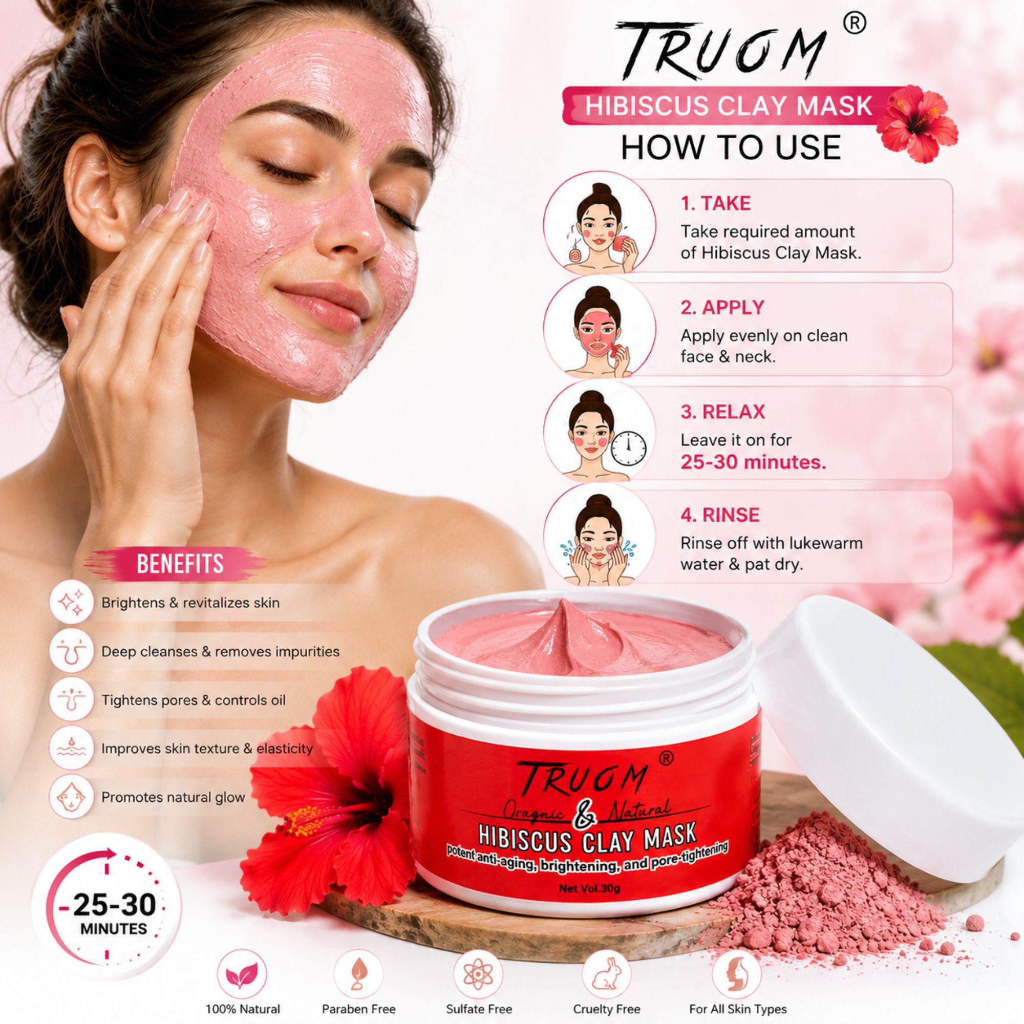 Hibiscus Clay Mask - Image 6