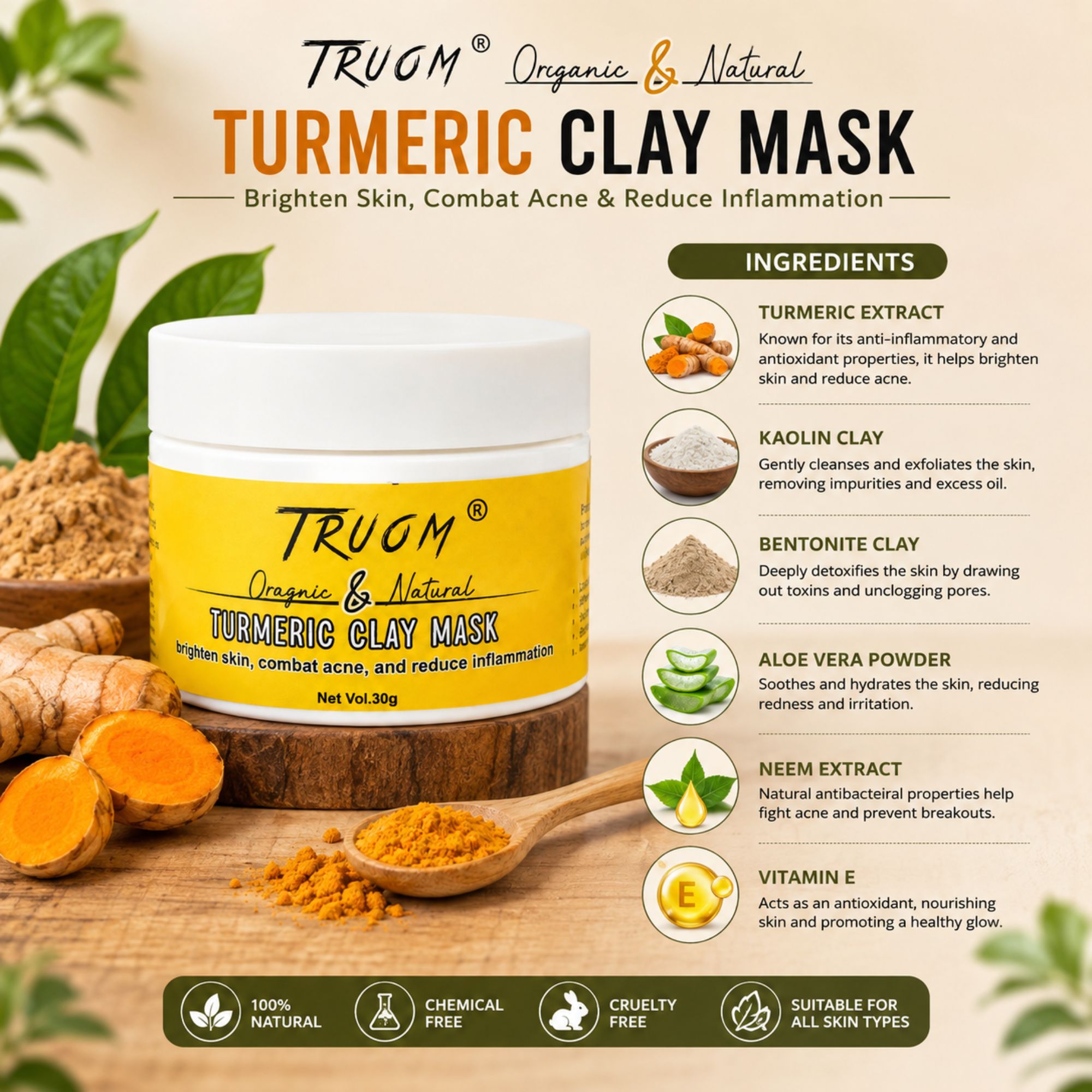 Turmeric Clay Mask - Image 6