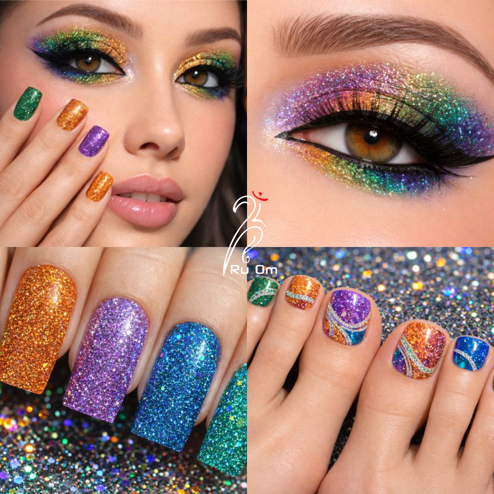 Loose Powder Holographic Glitter 12 set - Image 5