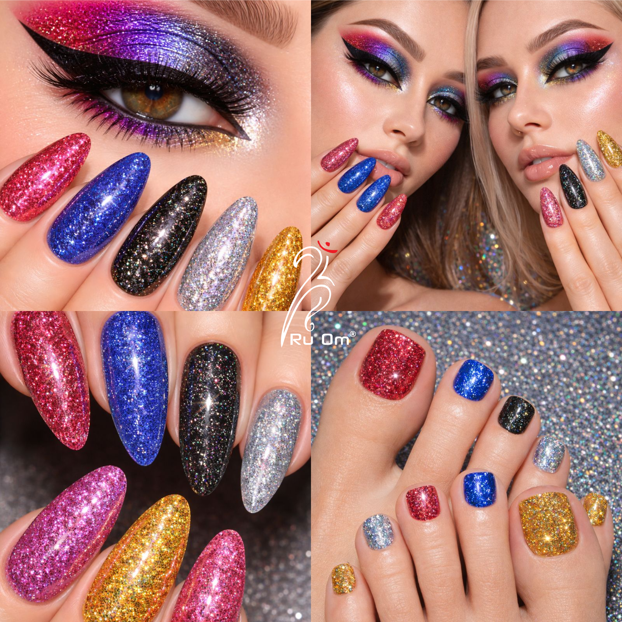 Loose Powder Holographic Glitter 6 set - Image 5