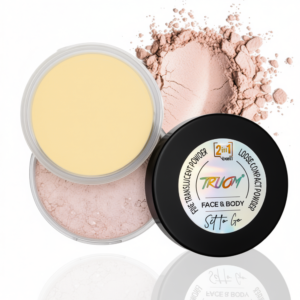 TRUOM Natural Nature Peach Face Powder – Matte Finish Makeup Powder