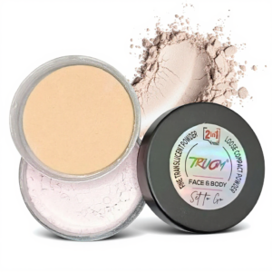 TRUOM Pretty Pinky Light Pink Face Powder – Matte Finish Makeup Powder