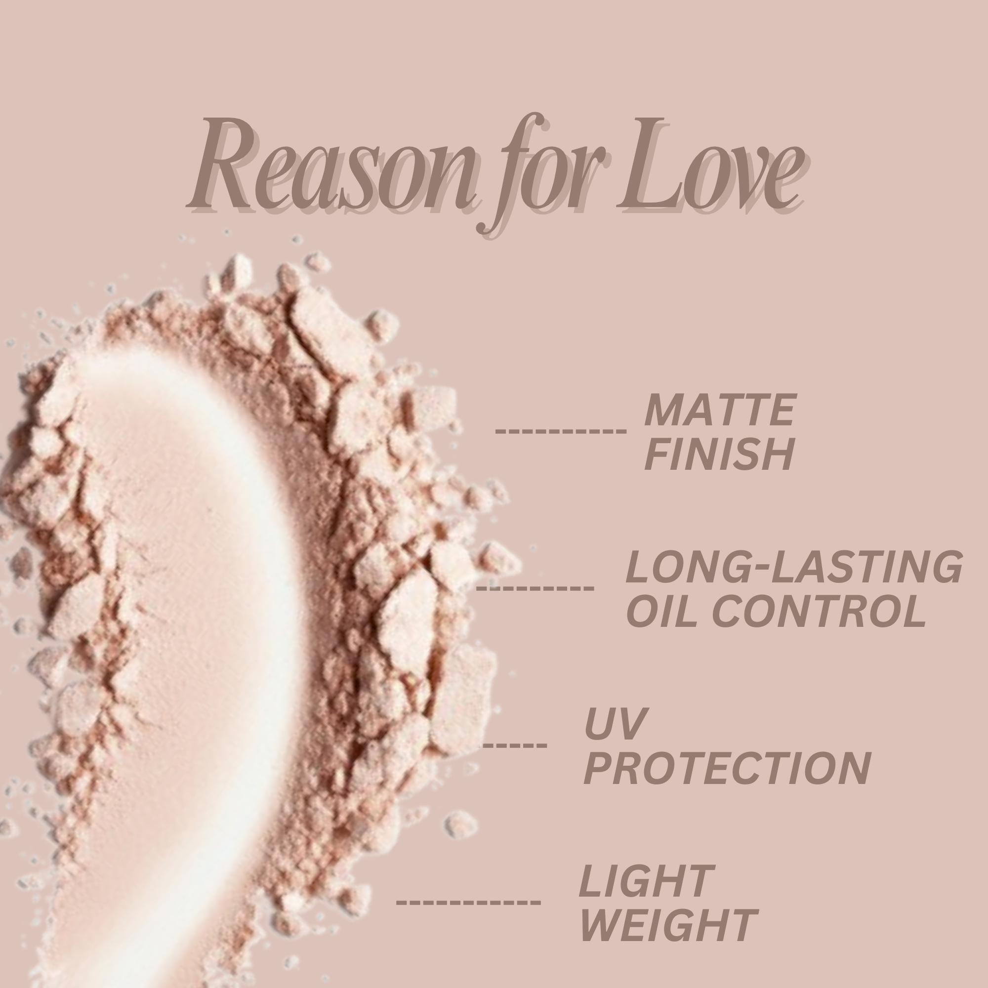 TRUOM Matte Loose Compact Face Powder โ Blend T0.3 Pastel Salmon - Image 4