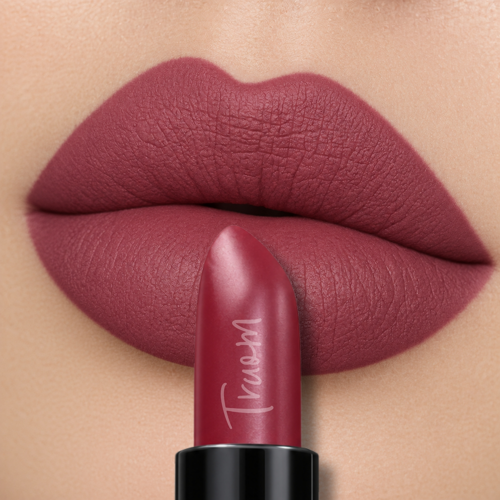 TRUOM Matte Lipstick โ Ruby Red | Long-Lasting Matte Finish Lip Color - Image 2