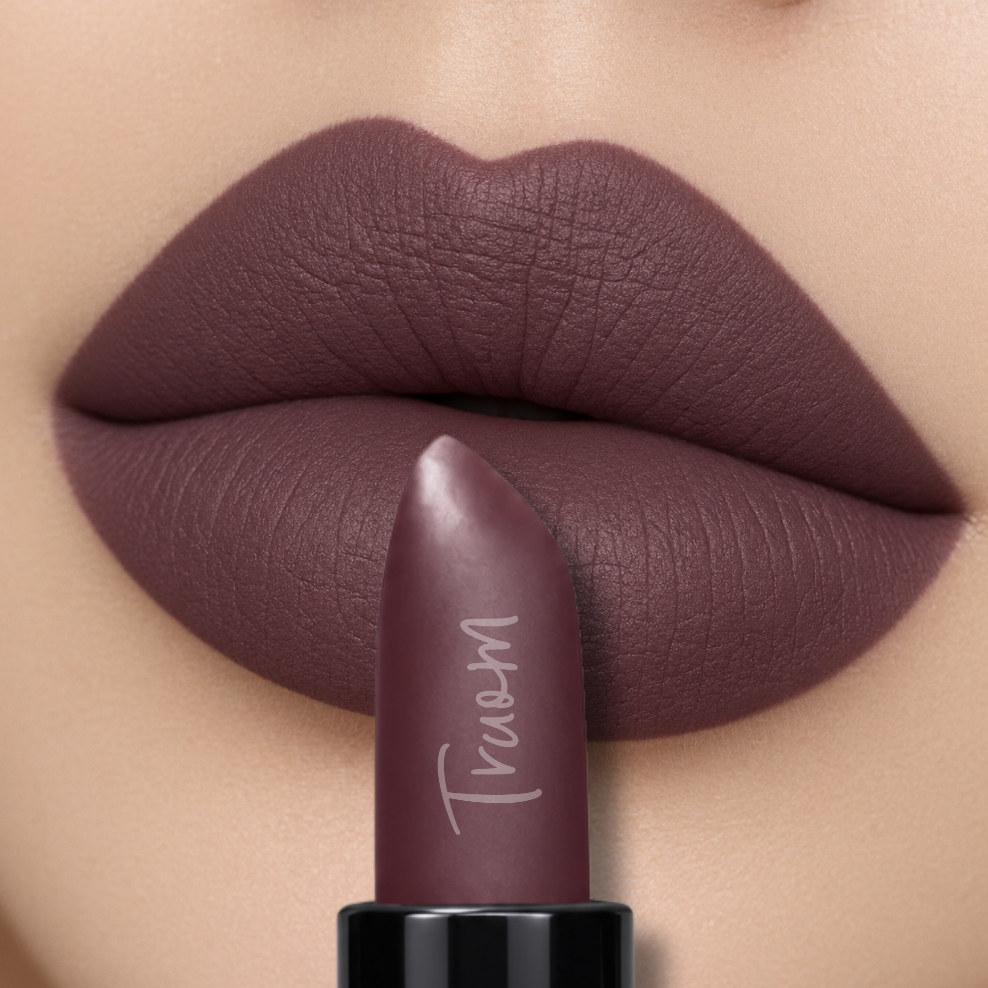 TRUOM Matte Lipstick β Plum Wine | Long-Lasting Matte Finish Lip Color - Image 2