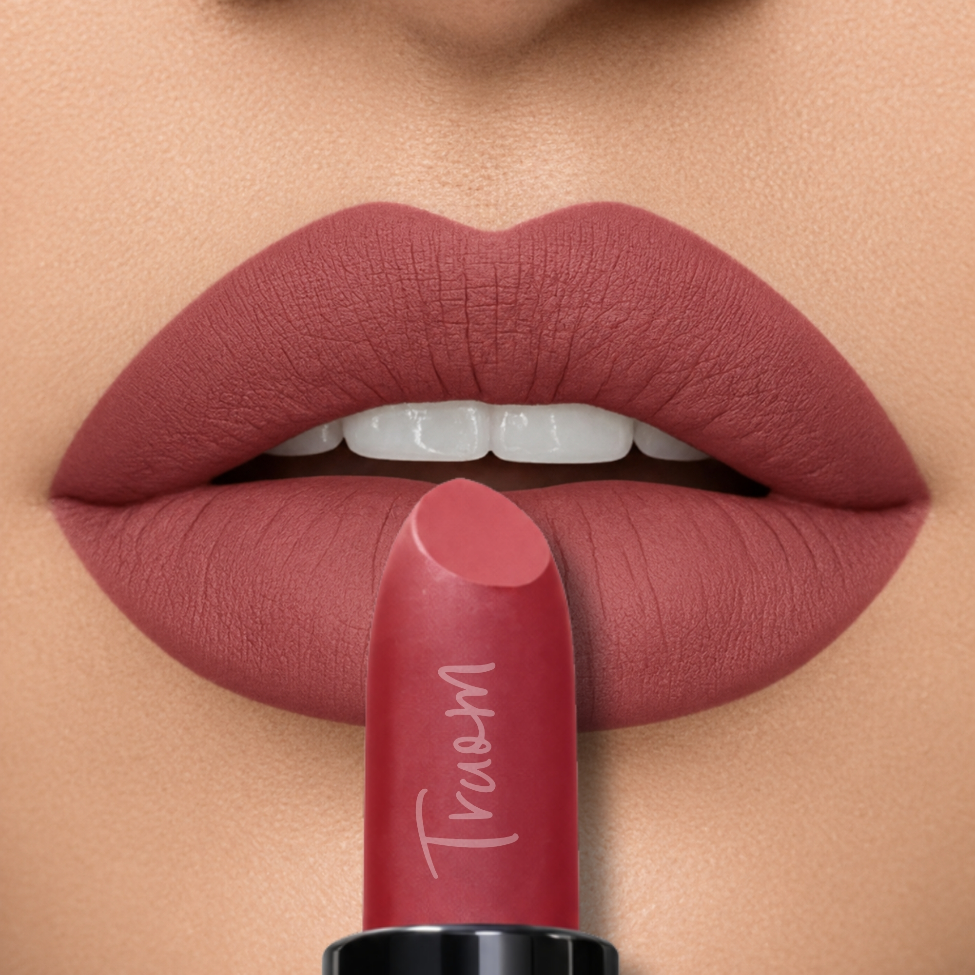 TRUOM Matte Lipstick – Classic Red | Long-Lasting Matte Finish Lip Color - Image 2