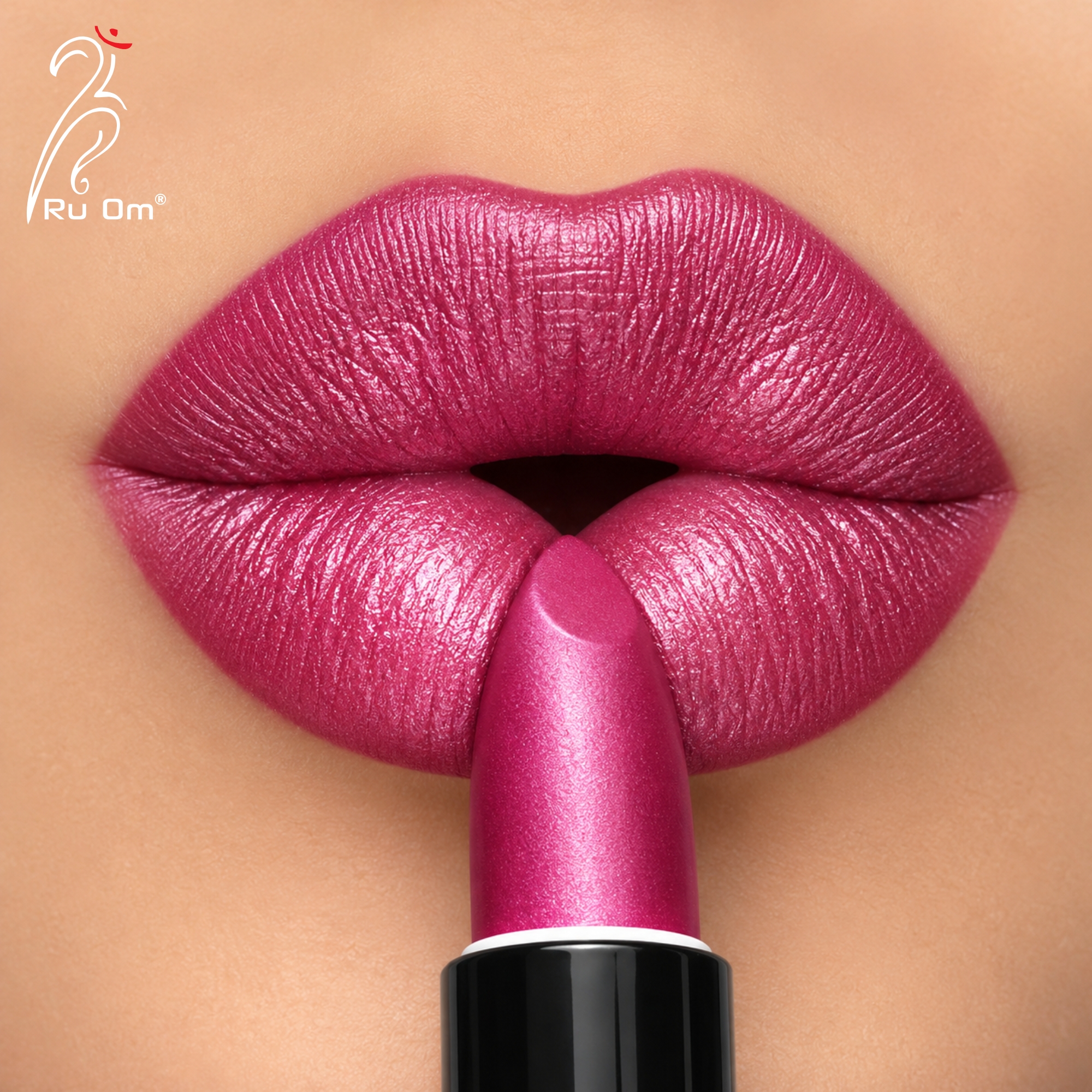 TRUOM Metallic Lipstick β Fuchsia | Long-Lasting Metallic Finish Lip Color