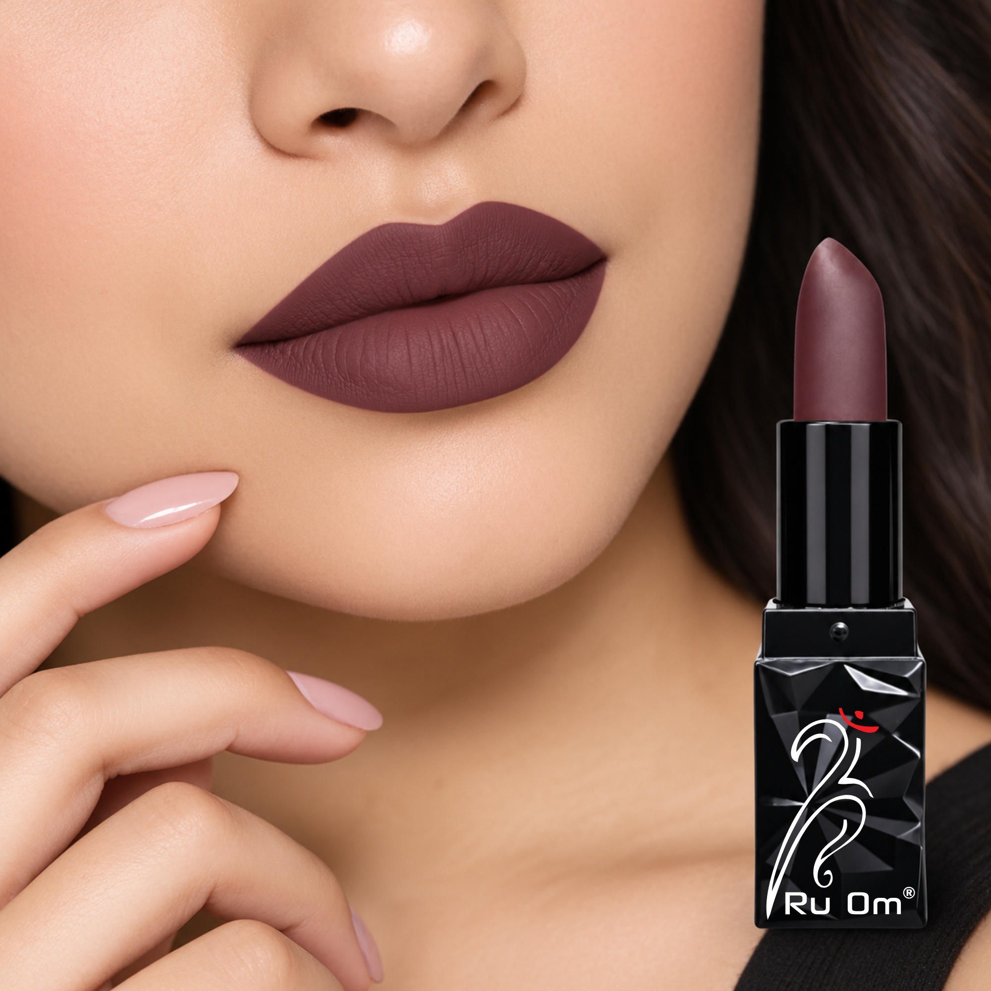 TRUOM Matte Lipstick β Plum Wine | Long-Lasting Matte Finish Lip Color - Image 4
