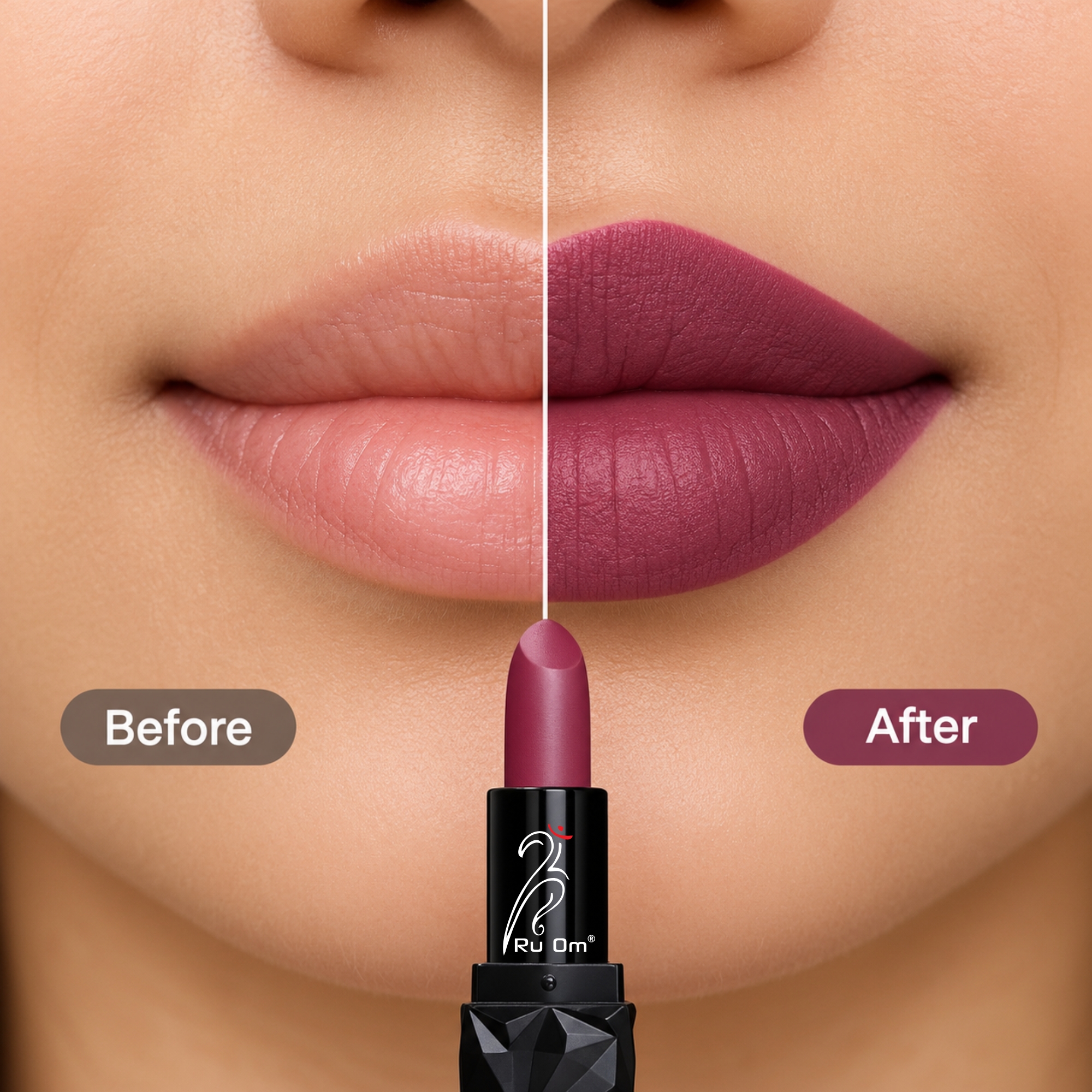 TRUOM Matte Lipstick β Berry Wine | Long-Lasting Matte Finish Lip Color - Image 3