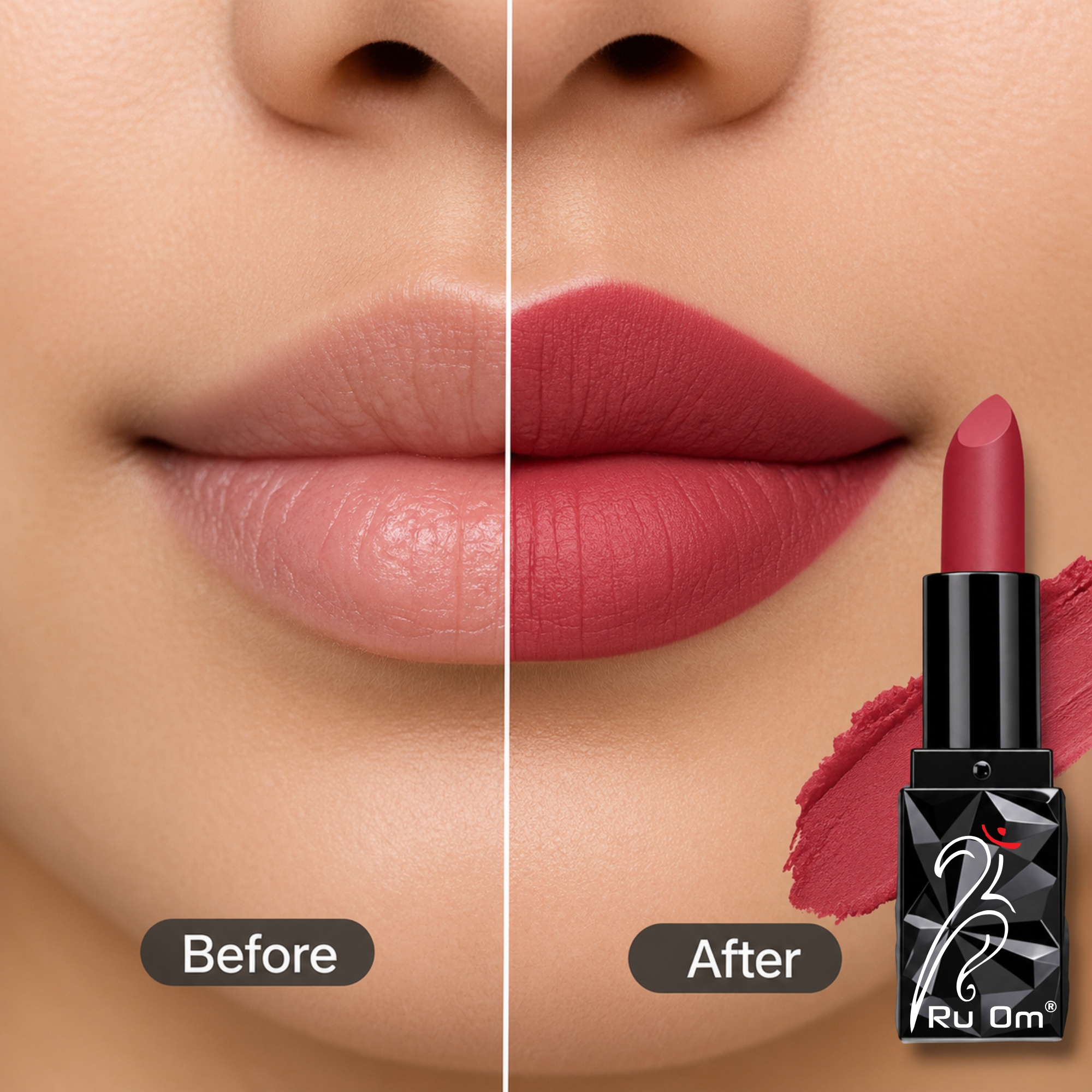 TRUOM Matte Lipstick β Berry Crush | Long-Lasting Matte Finish Lip Color - Image 4