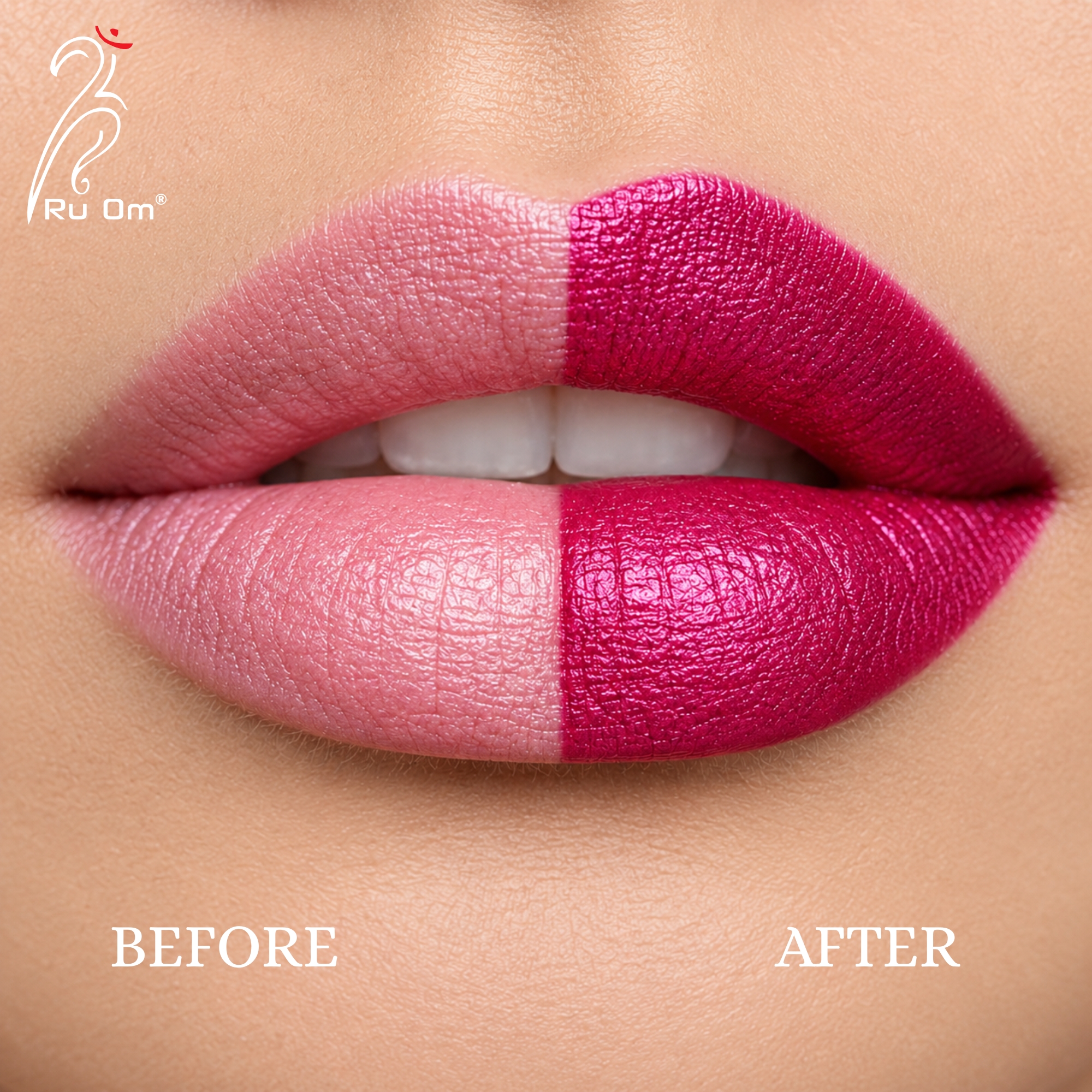 TRUOM Metallic Lipstick β Fuchsia | Long-Lasting Metallic Finish Lip Color - Image 3