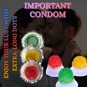Condom Red, Yellow & Green | Personal Protection & Wellness